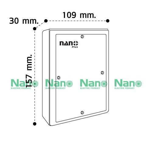 NANO แผงไฟฟ้าพลาสติก 301W-NNP (109*157*30mm.) ขาว(40/ลัง) - ภาพที่ 7