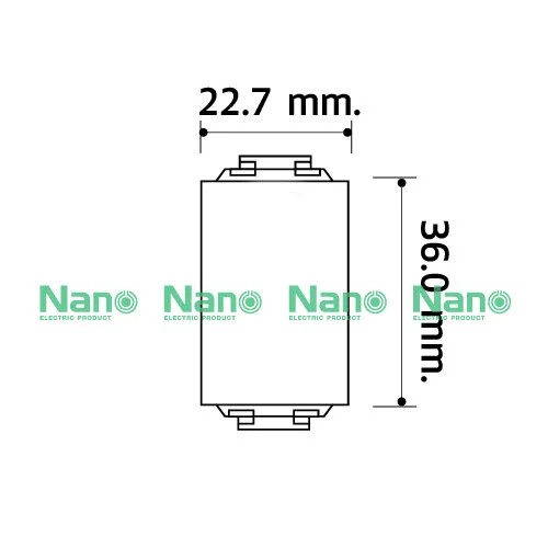 NANO สวิทซ์ 2ทาง NN-SW201 (1ช่อง) 16A 250V ขาว (200/ลัง) - ภาพที่ 9