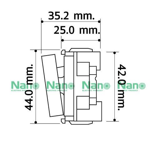 NANO สวิทซ์เมจิก 1ทางมีพายน้ำ NN-SW101B (1ช่อง) 16A.250V.ดำ(200/ลัง) - ภาพที่ 7