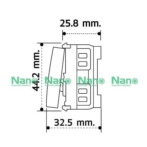 NANO สวิทซ์เมจิก 1ทางมีพายน้ำ UR-SW103W (3ช่อง)  16A.250V.ขาว(200/ลัง) - ภาพที่ 8