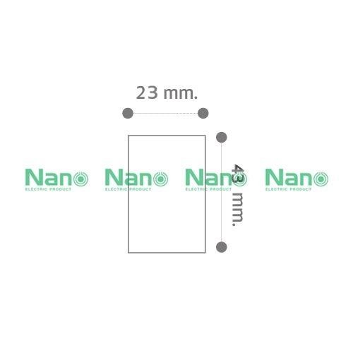 NANO สวิทซ์เมจิก 2ทาง UR-SW201W (1ช่อง) 16A.250V.ขาว(200/ลัง) - ภาพที่ 10