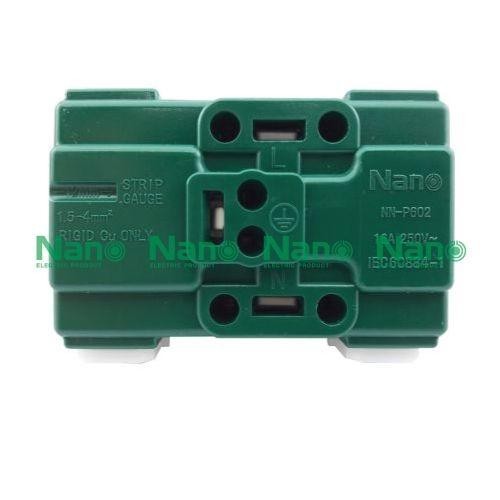 NANO เต้ารับคู่ 3ช่อง+กราวน์ NN-P601 16A 250V ขาว (200/ลัง) - ภาพที่ 10