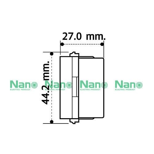 NANO เต้ารับคู่ 3ช่อง+กราวน์ SC-P601 16A 250V ขาว (200/ลัง) - ภาพที่ 9
