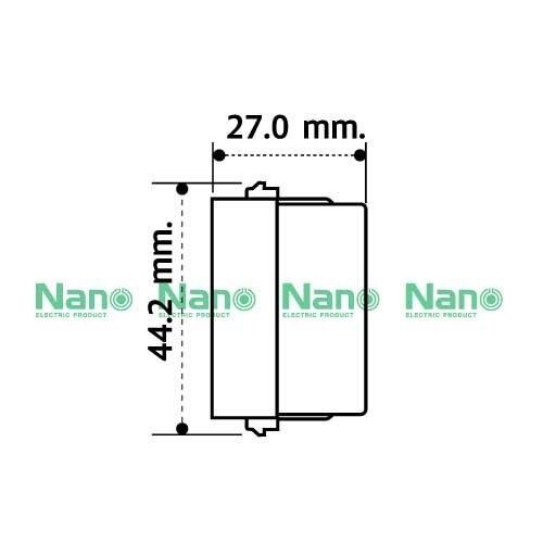 NANO เต้ารับคู่3ช่องมีกราวน์+ม่านนิรภัย SC-PV602 16A 250V  ขาว (200/ลัง) - ภาพที่ 8