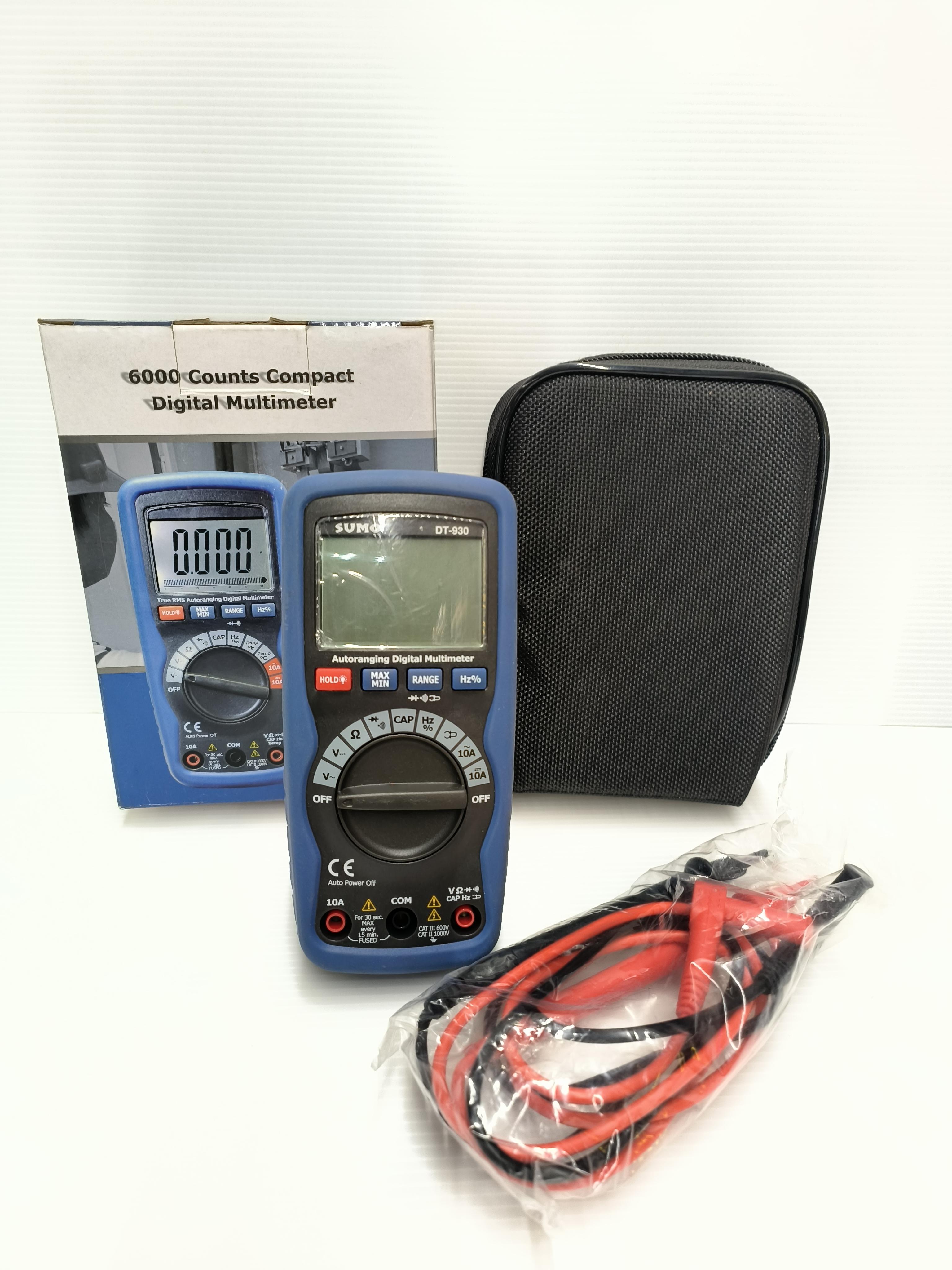 มัลติมิเตอร์ดิจิตอล DT-930 SUMO แบรนด์ SUMO - ระบบไฟฟ้าและระบบน้ำ ราคา 2,050 บาท