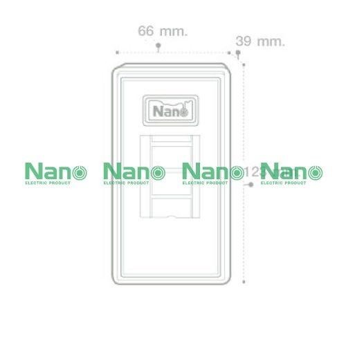 NANO กล่องเบรกเกอร์ 401 (66*123*39mm.) ขาว (100/ลัง) - ภาพที่ 12