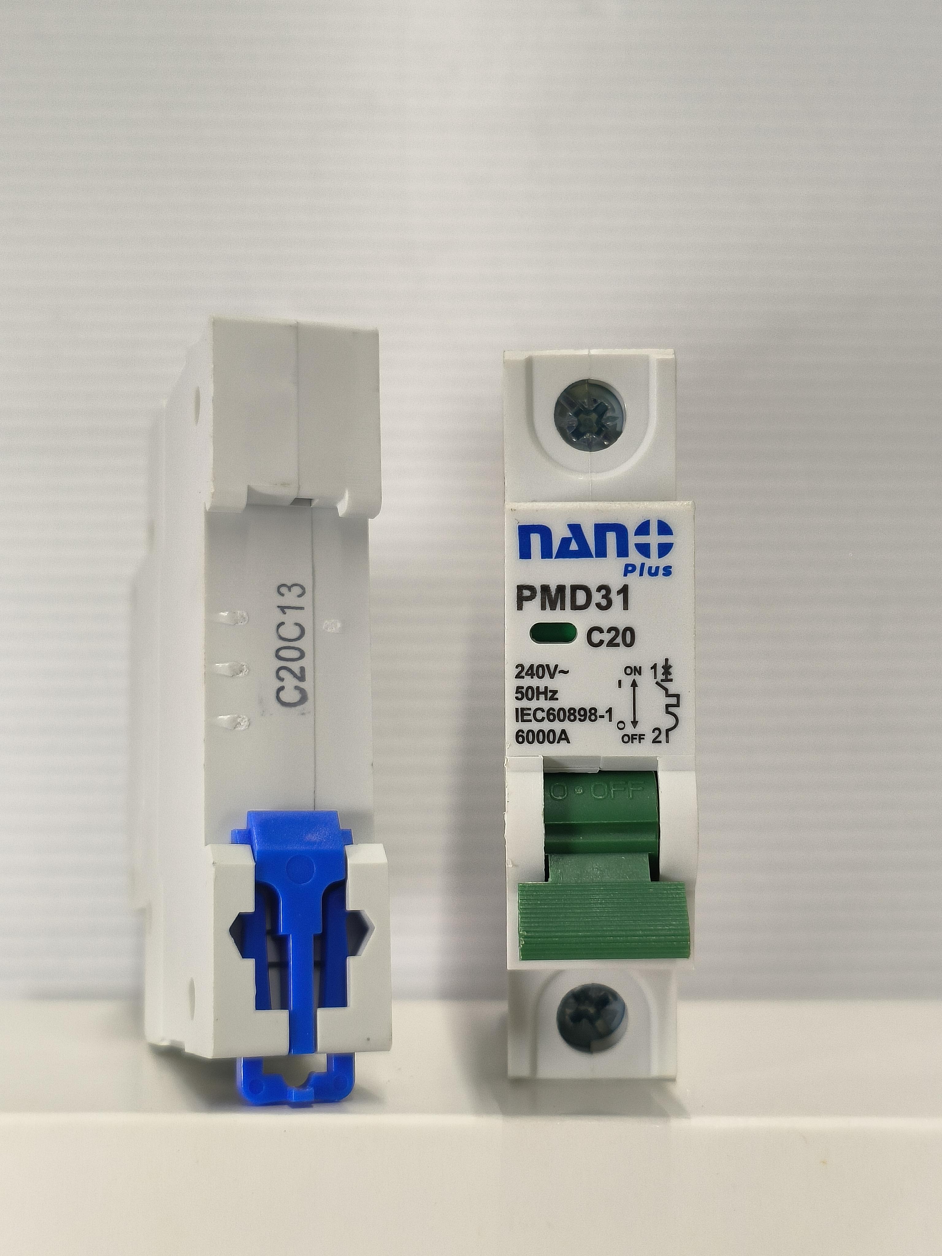 NANO เซอร์กิตเบรกเกอร์ NMD41C20 (1เฟส 20A)(12/ลัง) - ภาพที่ 2
