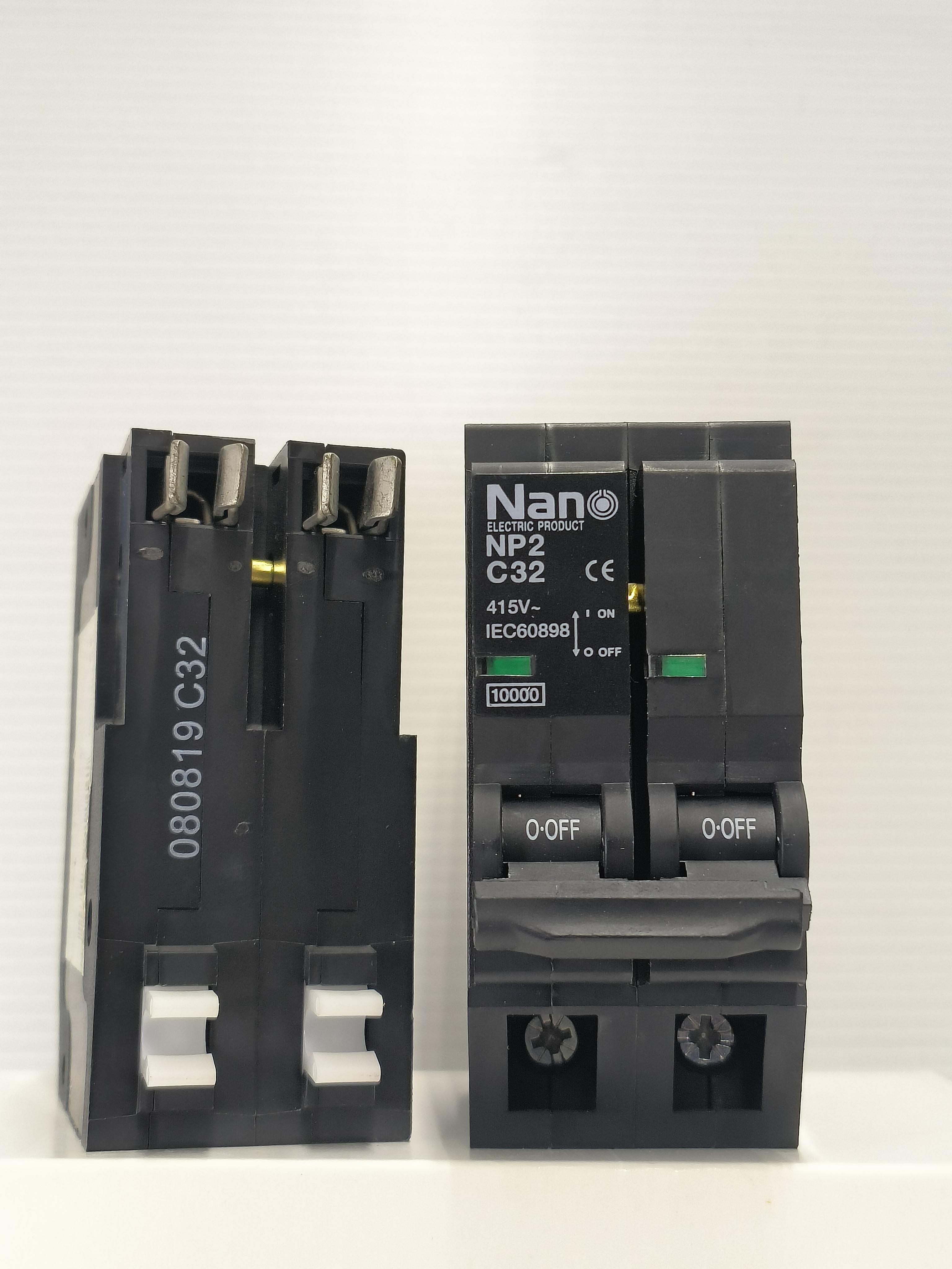 NANO เซอร์กิตเบรกเกอร์ NP2C32 ปลั๊กออน 2Pole 32A 10kA(6/ลัง) แบรนด์ นาโน อิเลคทริค โปรดักซ์ - ระบบไฟฟ้าและระบบน้ำ ราคา 166 บาท