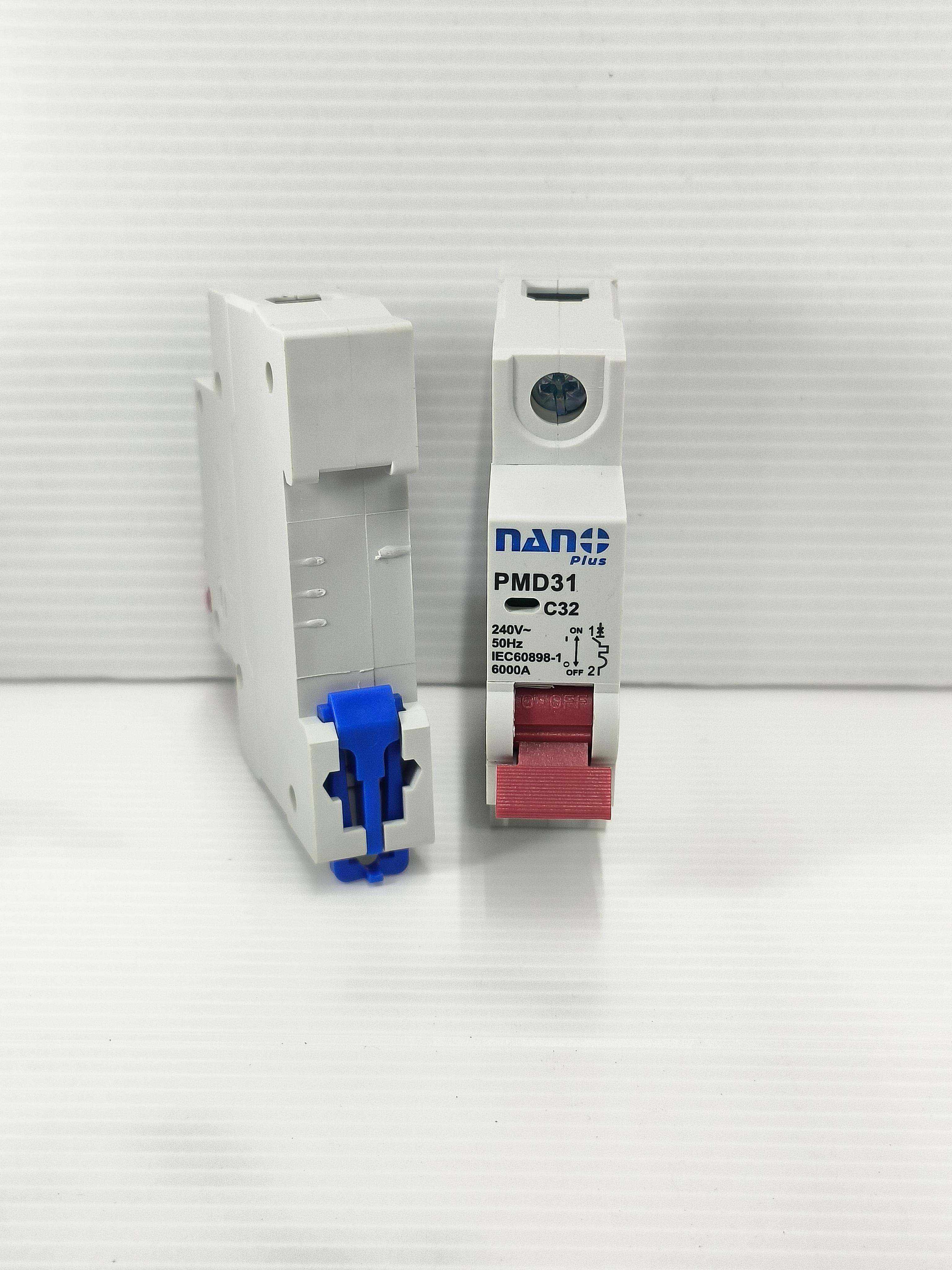 NANO เมนเซอร์กิตเบรกเกอร์ PMD31C32 1Pole 6kA 32A แบรนด์ นาโน อิเลคทริค โปรดักซ์ - ระบบไฟฟ้าและระบบน้ำ ราคา 99 บาท