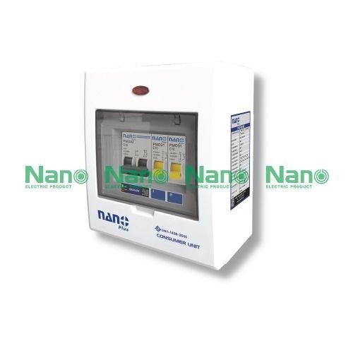 NANO ตู้คอนซูมเมอร์ เกาะราง NNP-CM50B-02 เมนMCB+2ช่อง 50A+ลูกย่อย2ตัว(10/ลัง) - ภาพที่ 7