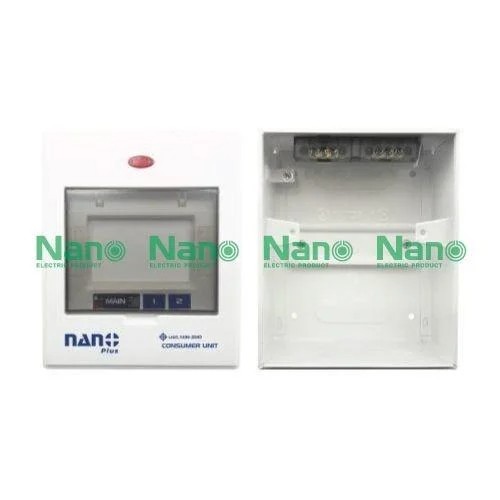 NANO ตู้คอนซูมเมอร์ เกาะราง NNP-CR50B-02 เมนRCBO+2ช่อง 50A+ลูกย่อย2ตัว(10/ลัง) - ภาพที่ 9
