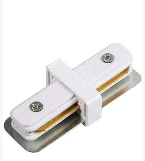 LAMPO ข้อต่อกลางโคมไฟ LED แทรคไลน์ 2สาย เข้า1 ออก1 ขาว - ระบบไฟฟ้าและระบบน้ำ ราคา 45 บาท