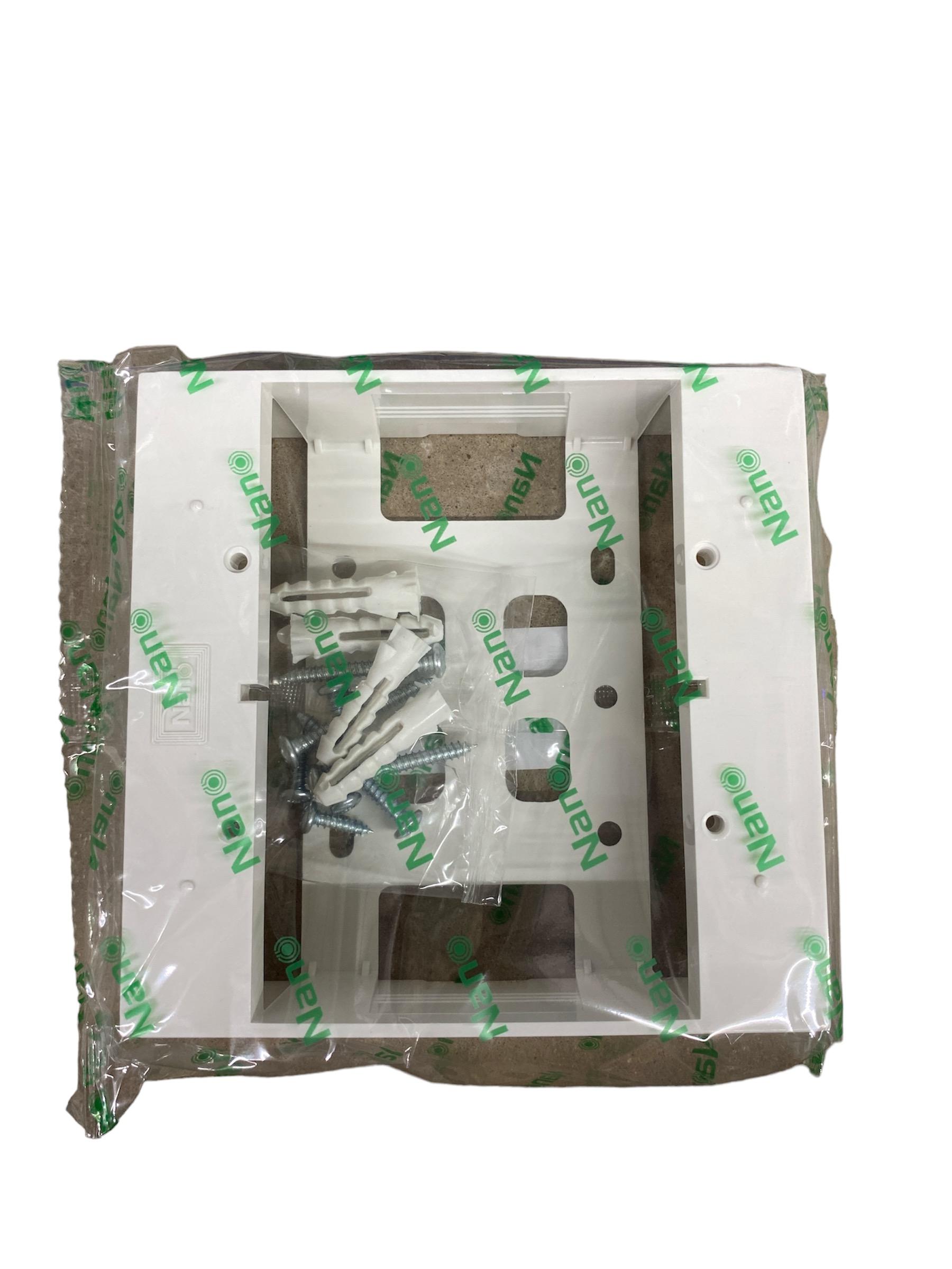 NANO กล่องลอยขอบเหลี่ยม NANO-404-1 (116x120x37mm.) ครีม(30/ลัง) แบรนด์ นาโน อิเลคทริค โปรดักซ์ - ระบบไฟฟ้าและระบบน้ำ ราคา 15 บาท