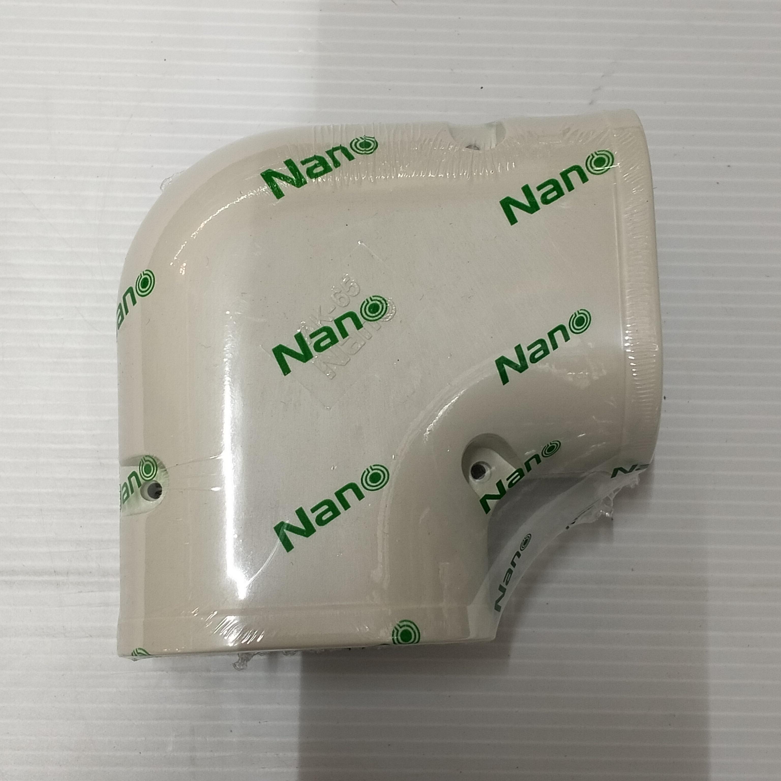 NANO ข้องอโค้งท่อแอร์ AK65 (67*97*60mm.) ขาว(24/ลัง) แบรนด์ นาโน อิเลคทริค โปรดักซ์ - ระบบไฟฟ้าและระบบน้ำ ราคา 25 บาท