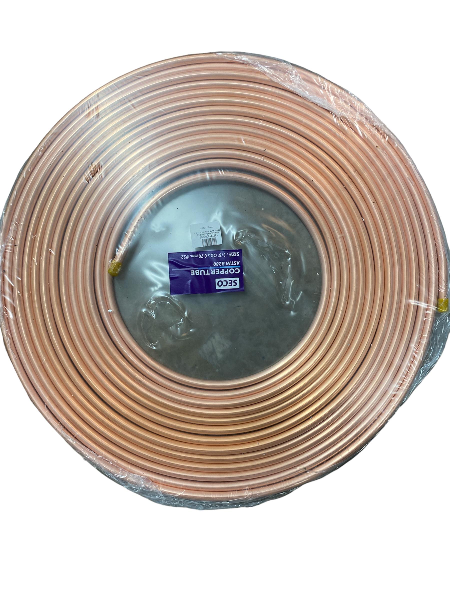 ทองแดงม้วน 3/8 (0.7mm) - ระบบไฟฟ้าและระบบน้ำ ราคา 1,450 บาท