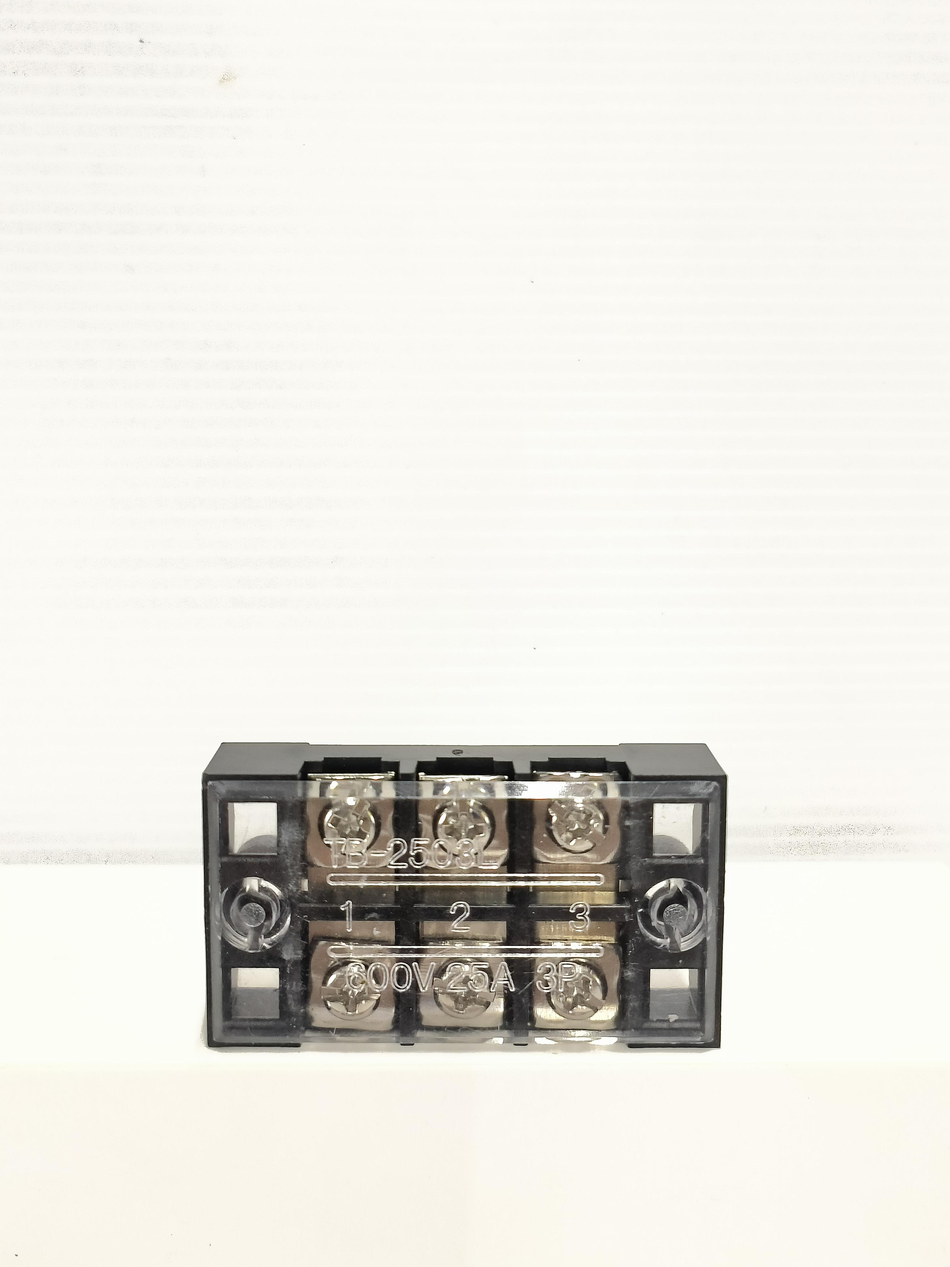 เทอร์มินอลต่อสายไฟ TB-2503 (3 ช่อง) แบรนด์ สารคามไลท์ติ้ง - ระบบไฟฟ้าและระบบน้ำ ราคา 25 บาท