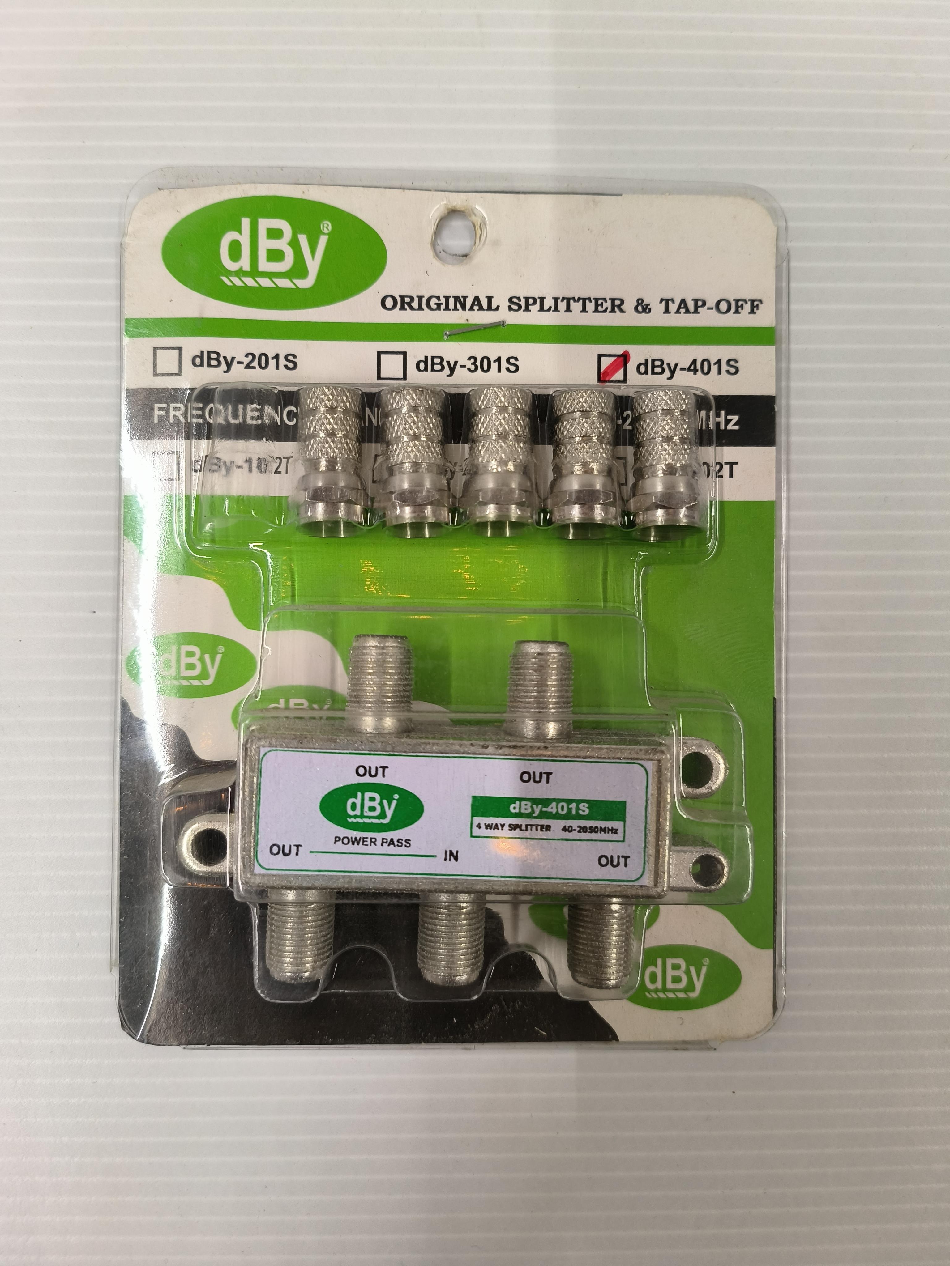 DBY สปิทเตอร์ทีวี 1ออก4 (12/กล่อง) - ระบบไฟฟ้าและระบบน้ำ ราคา 115 บาท