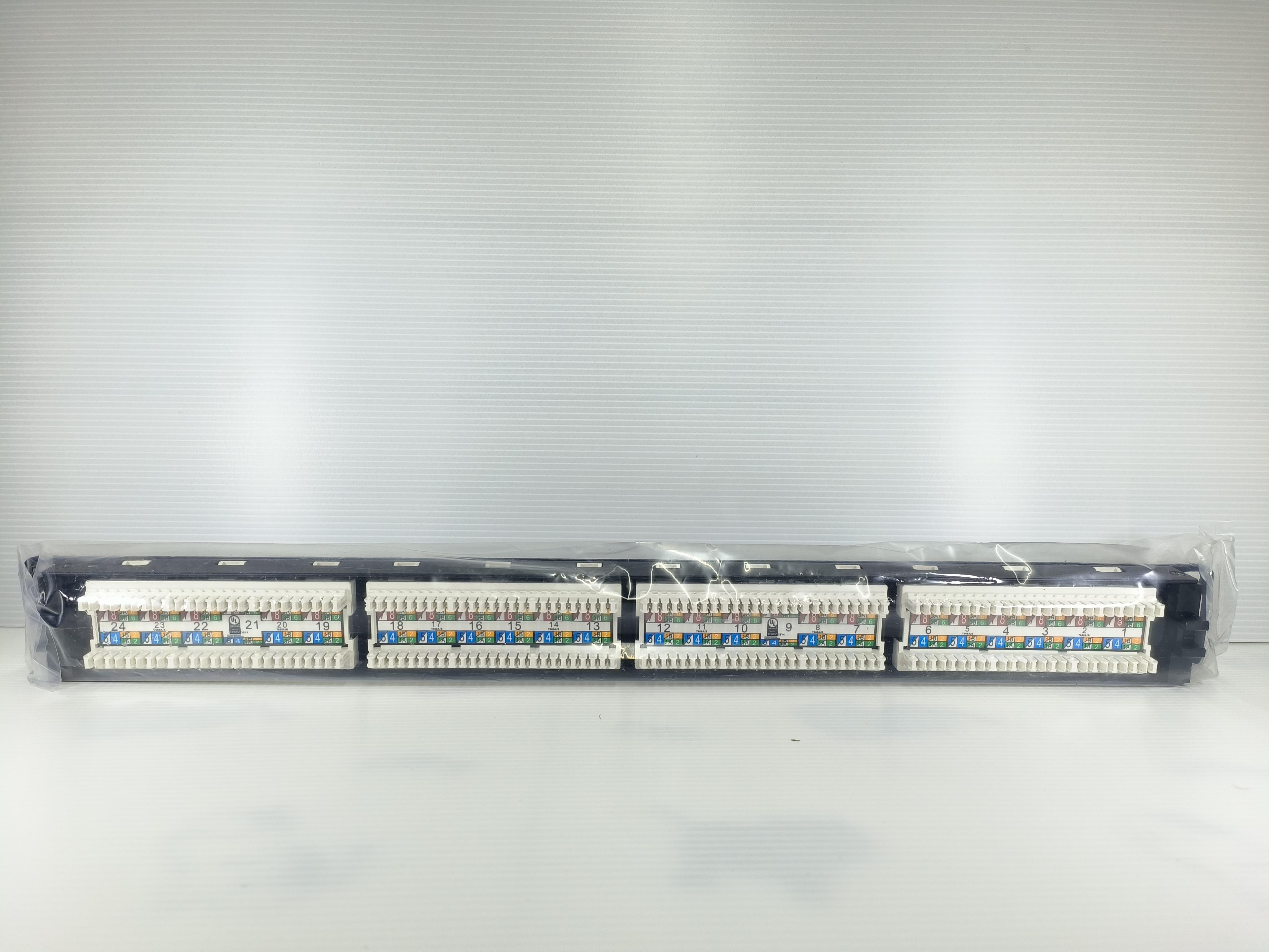 LINK พาแนล CAT6 PATCH PANEL 24 PORT(1U)w/MANAGEMENT US3124A - ภาพที่ 2