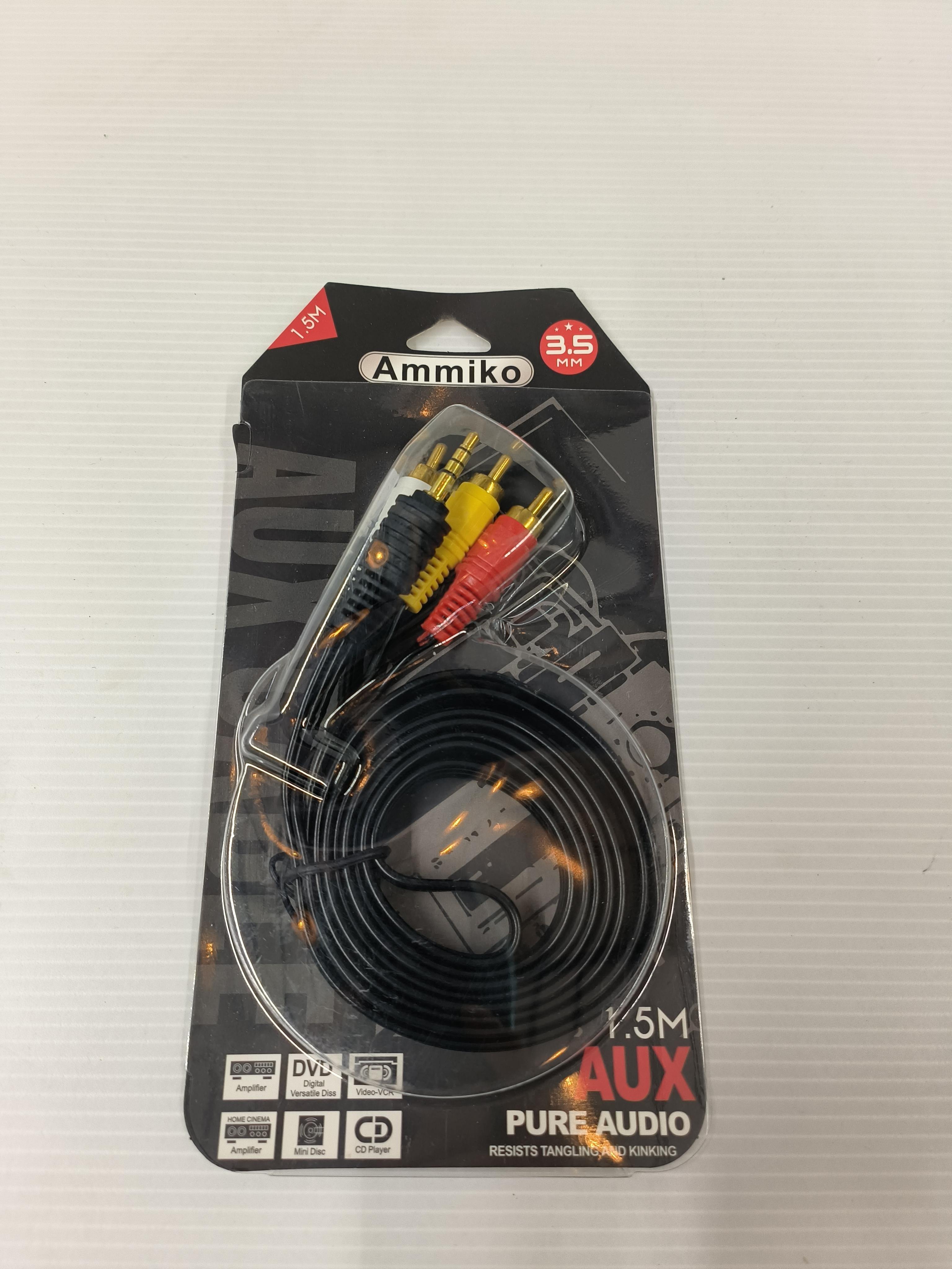 SS สาย AUX รวมแบบ - ระบบไฟฟ้าและระบบน้ำ ราคา 39 บาท