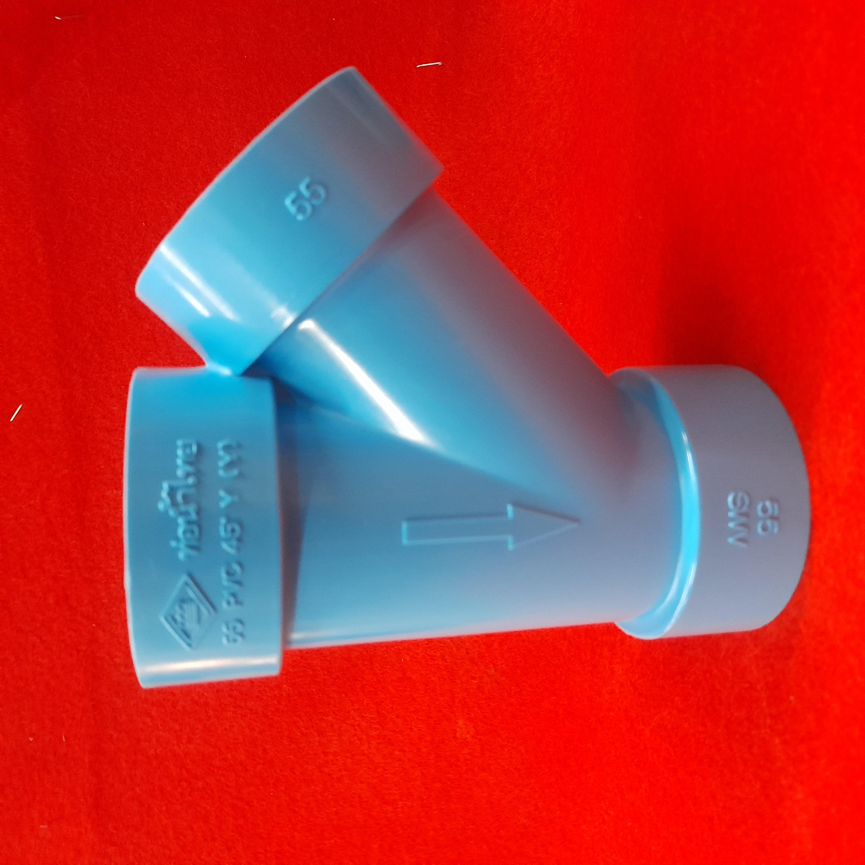 ท่อน้ำไทย สามตาวาย 45 องศา PVC 2 นิ้ว (15ตัว/กล่อง) แบรนด์ ท่อน้ำไทย - ระบบไฟฟ้าและระบบน้ำ ราคา 50 บาท