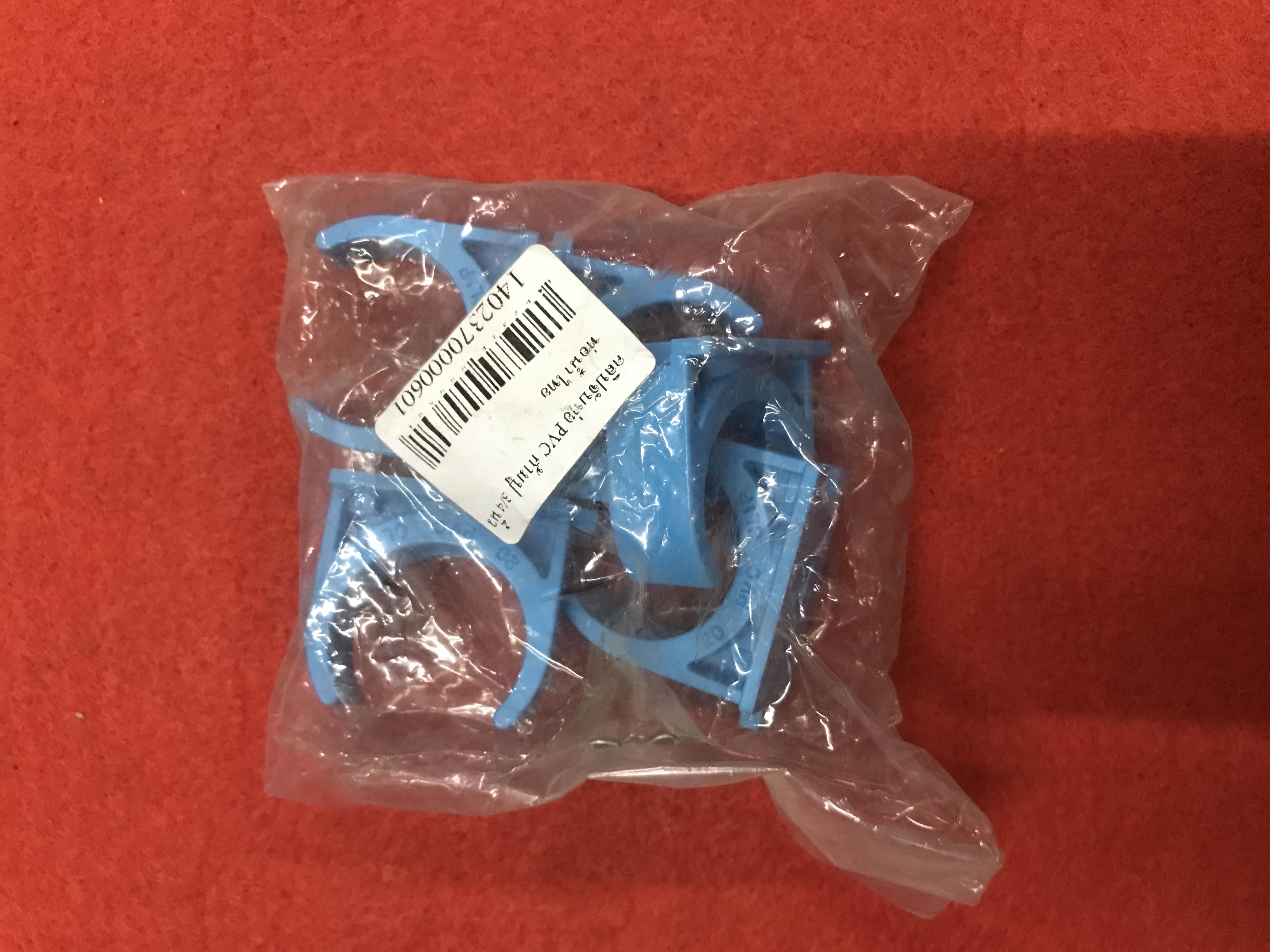 ท่อน้ำไทย คลิปจับท่อ PVC ก้ามปู 3/4 นิ้ว *5 แบรนด์ ท่อน้ำไทย - ระบบไฟฟ้าและระบบน้ำ ราคา 20 บาท