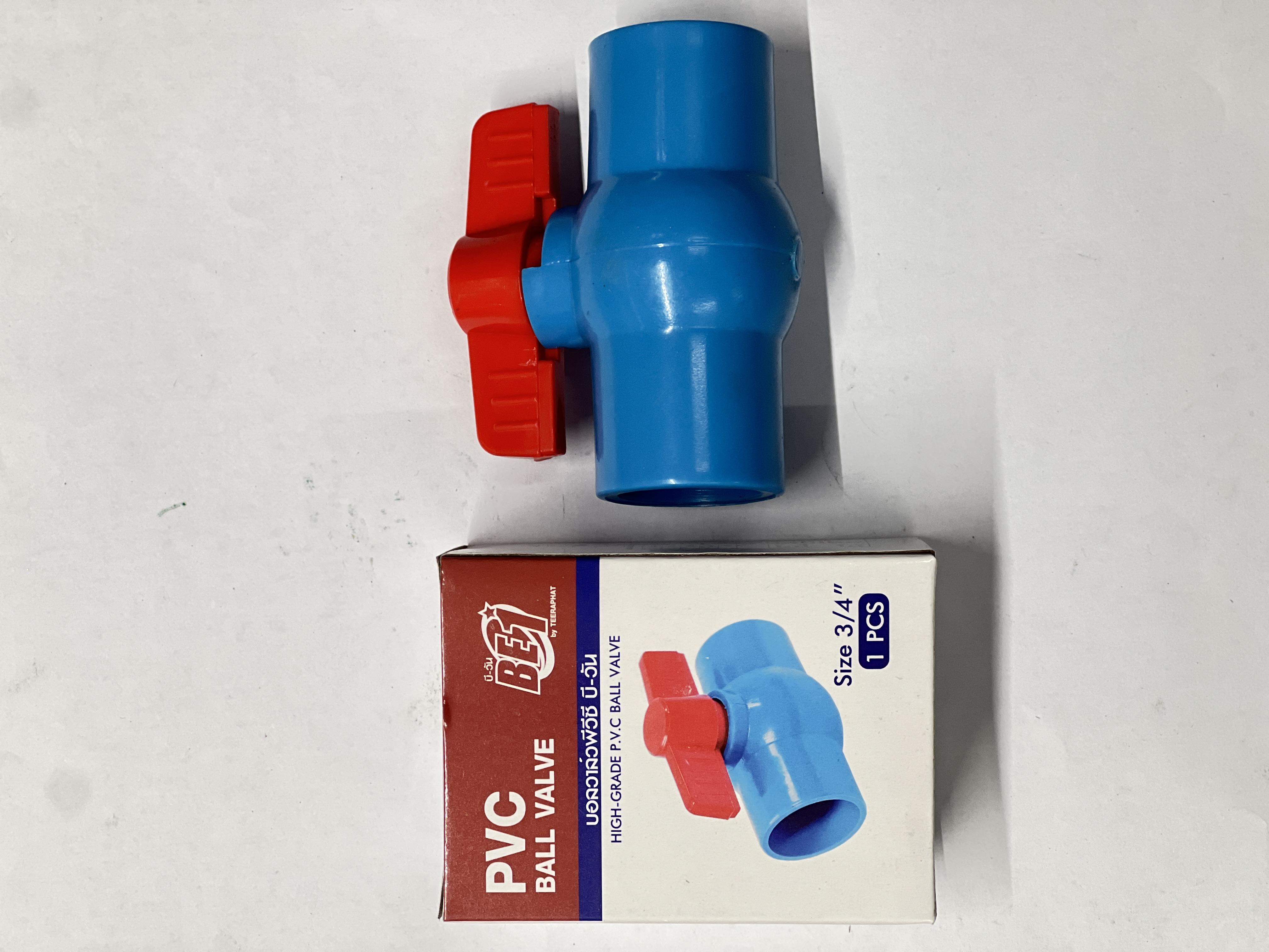 BE 1 บอลวาล์ว PVC สวม 3/4 (120/ตัว) แบรนด์ MAXMA - ระบบไฟฟ้าและระบบน้ำ ราคา 20 บาท