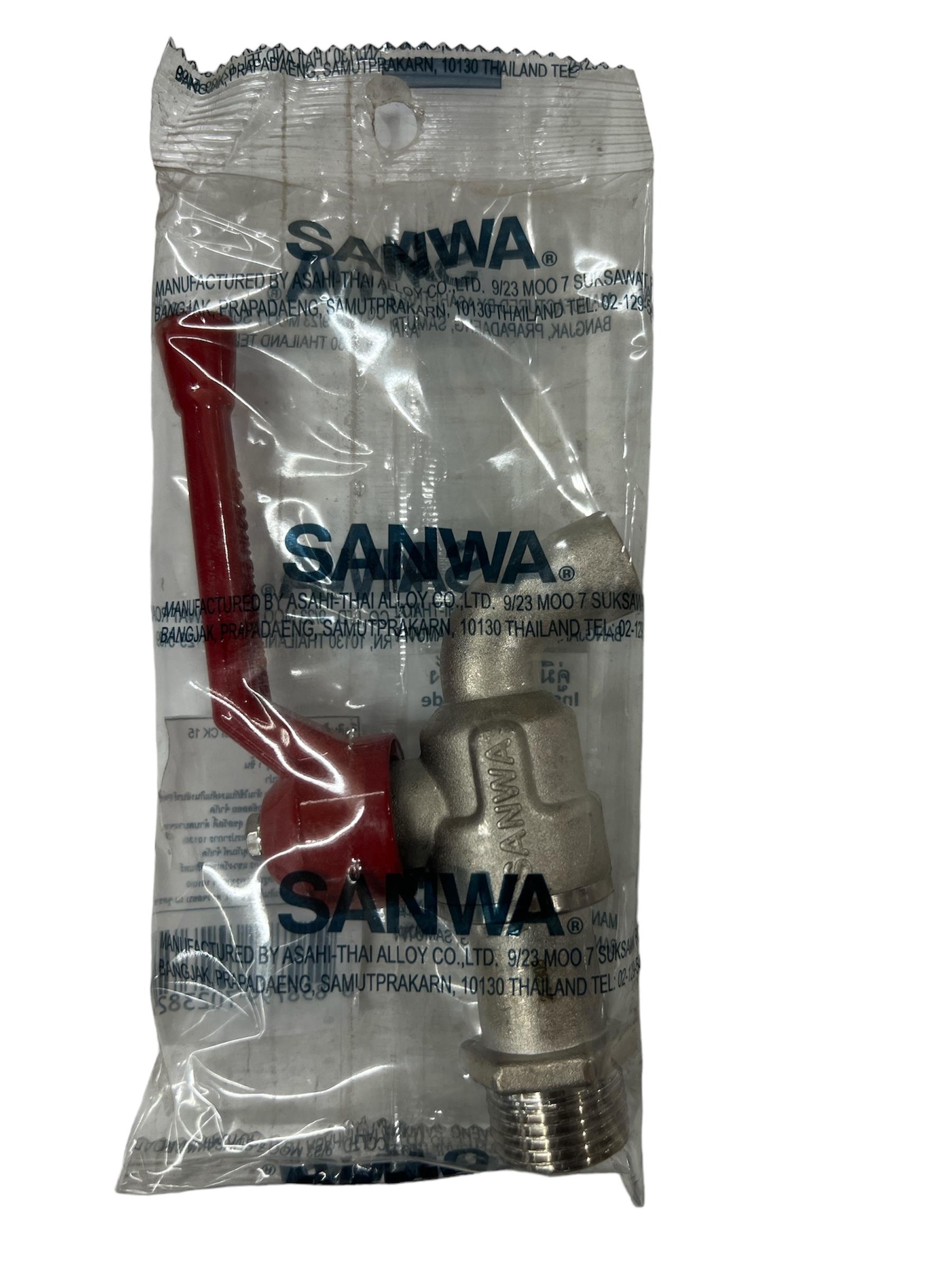 SANWA ก๊อกบอล CK15 1/2 แบรนด์ SCG ดูร่าวัน - ระบบไฟฟ้าและระบบน้ำ ราคา 150 บาท
