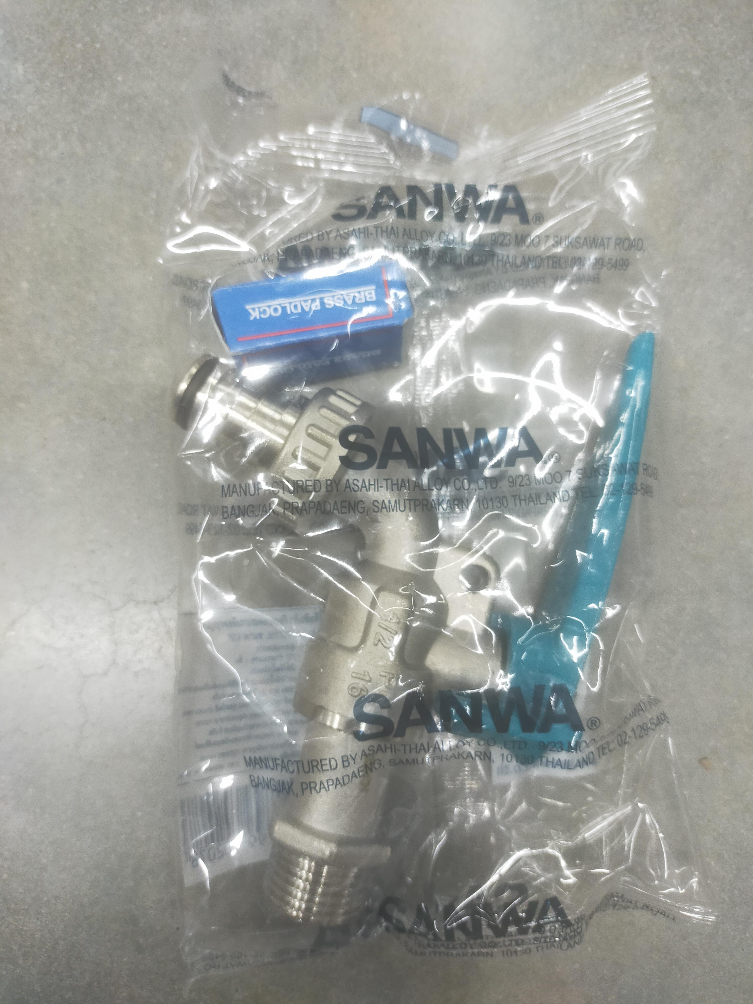 SANWA ก๊อกบอลสนามกุญแจ CKT15 L  1/2 แบรนด์ SCG ดูร่าวัน - ระบบไฟฟ้าและระบบน้ำ ราคา 197 บาท