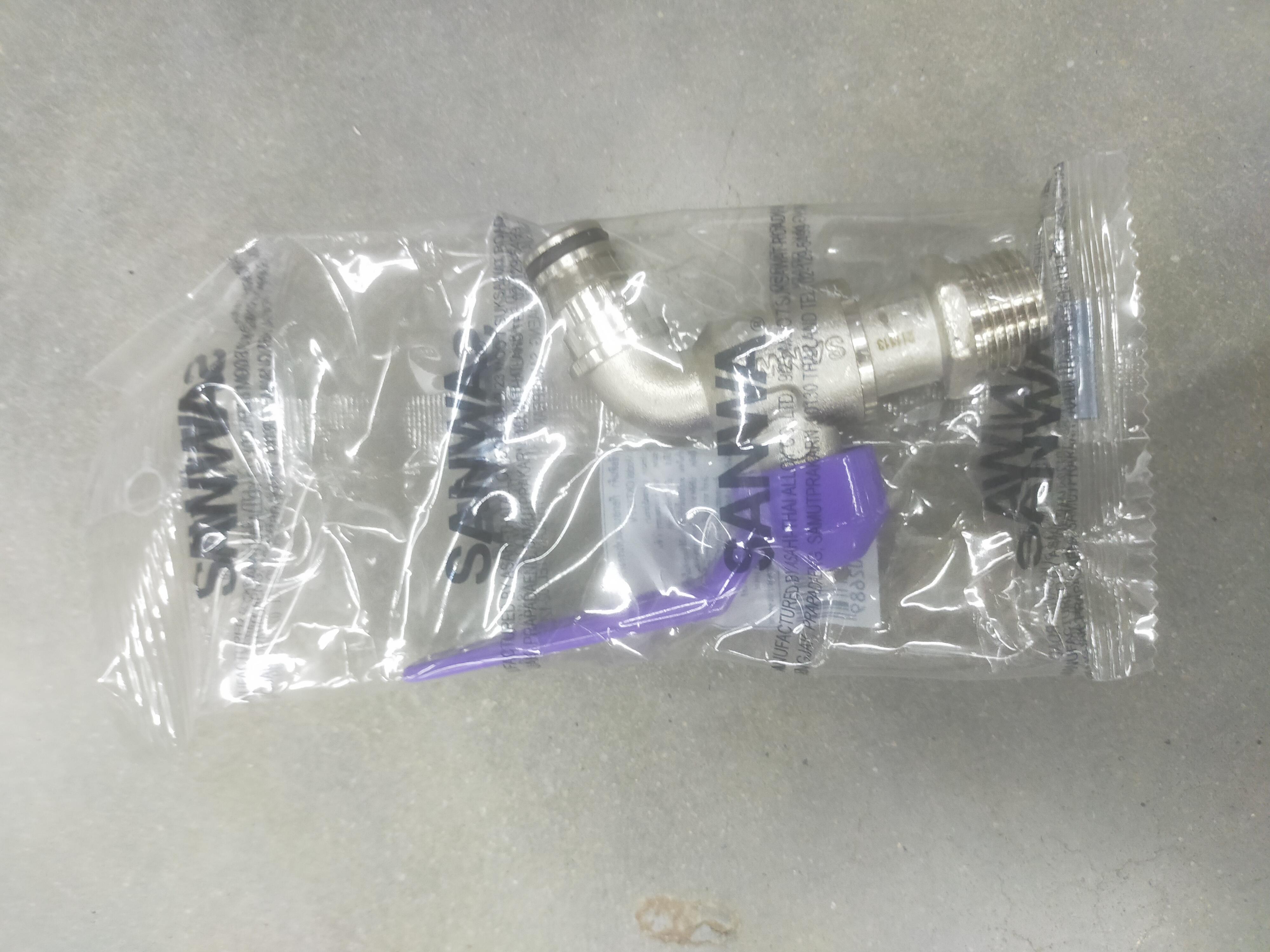 SANWA ก๊อกแฟนซีสนาม CKT15 FC V 1/2 สีม่วง แบรนด์ SCG ดูร่าวัน - ระบบไฟฟ้าและระบบน้ำ ราคา 120 บาท