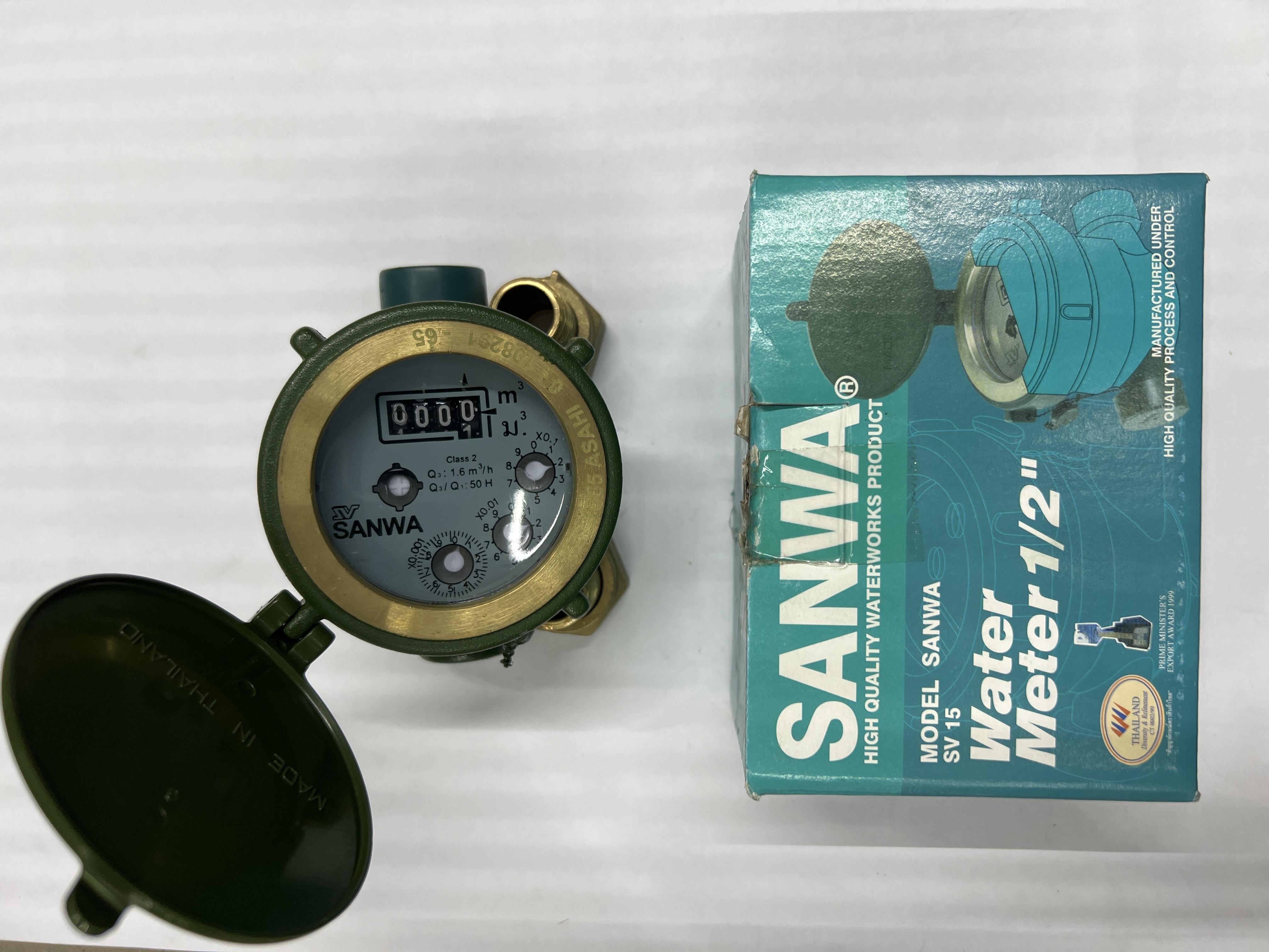 SANWA มาตรวัดน้ำ SV15 R50 1/2