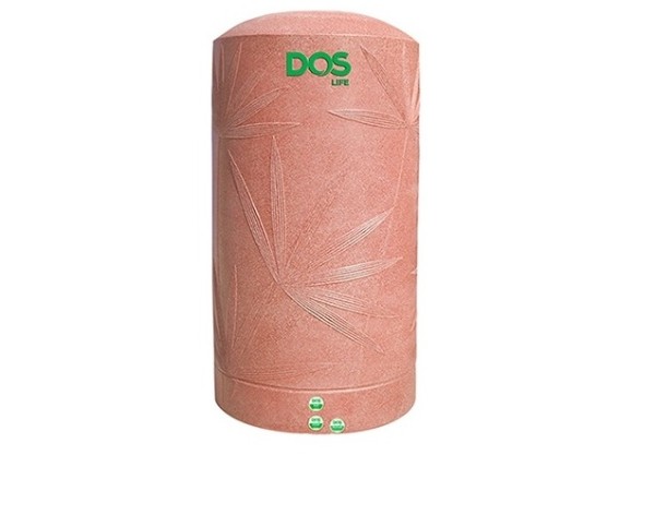 DOS ถังเก็บน้ำ (มีปั๊ม) สีแดง HY-17/RD-1000L/P07+ ลูกลอย 1 นิ้ว