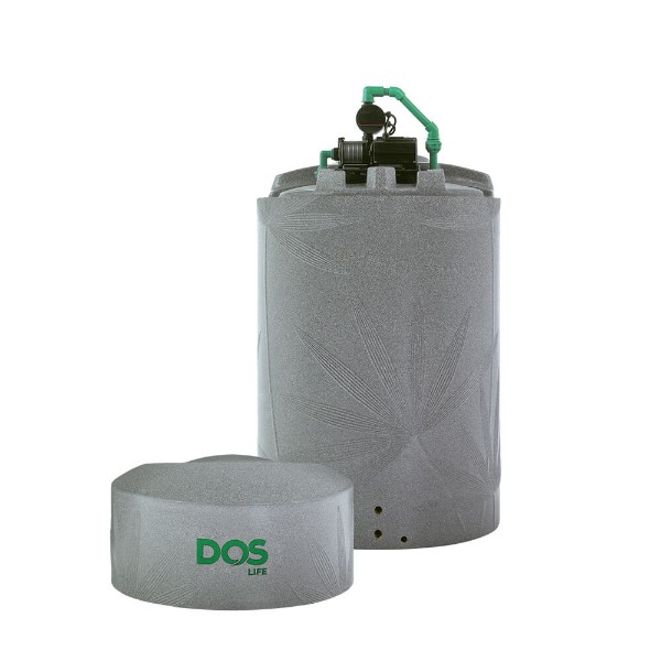 DOS ถังเก็บน้ำ (มีปั๊ม) สีเทา HY-17/GY-1000L/P07 + ลูกลอย 1 นิ้ว - ภาพที่ 4