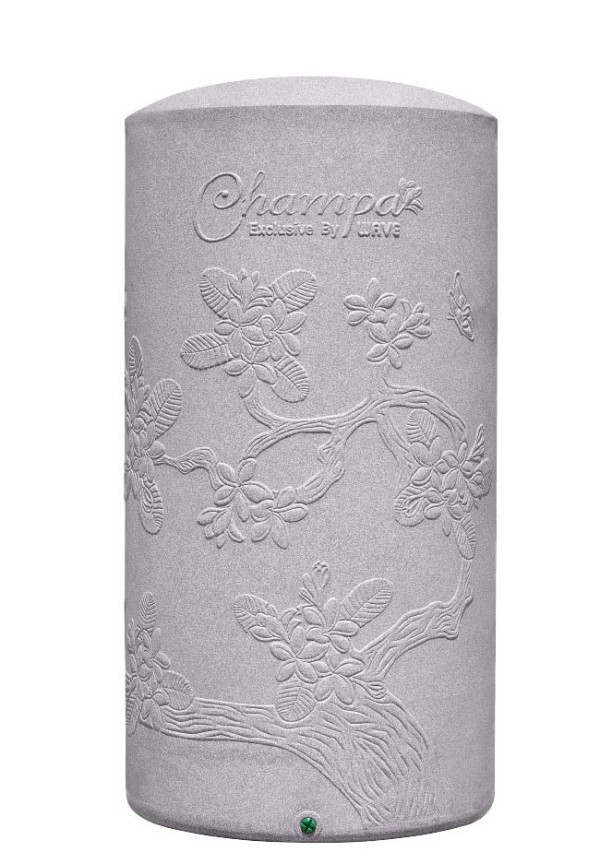 WAVE ถังเก็บน้ำบนดิน CHAMPA 1000L  ท่อใน +ลูกลอย 1 เทาแดง - ภาพที่ 5