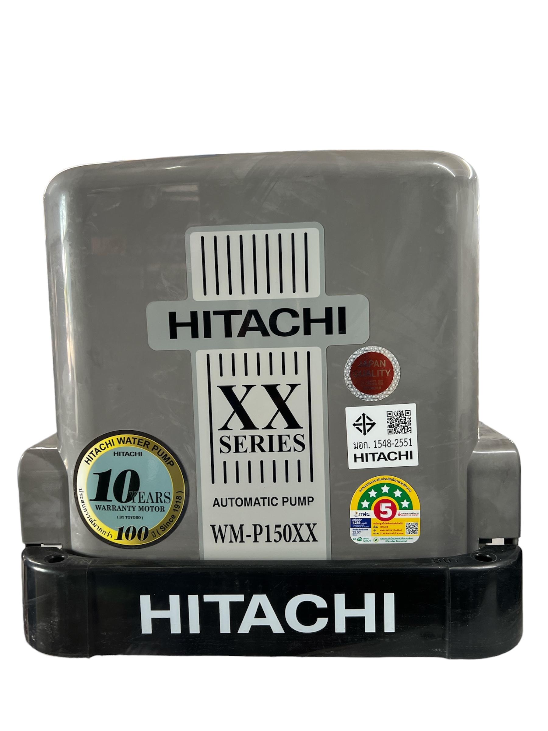 HITACHI ปั๊มน้ำอัตโนมัติ แบบแรงดันคงที่ ปั๊มเหลี่ยม WM-P150XX - ภาพที่ 2