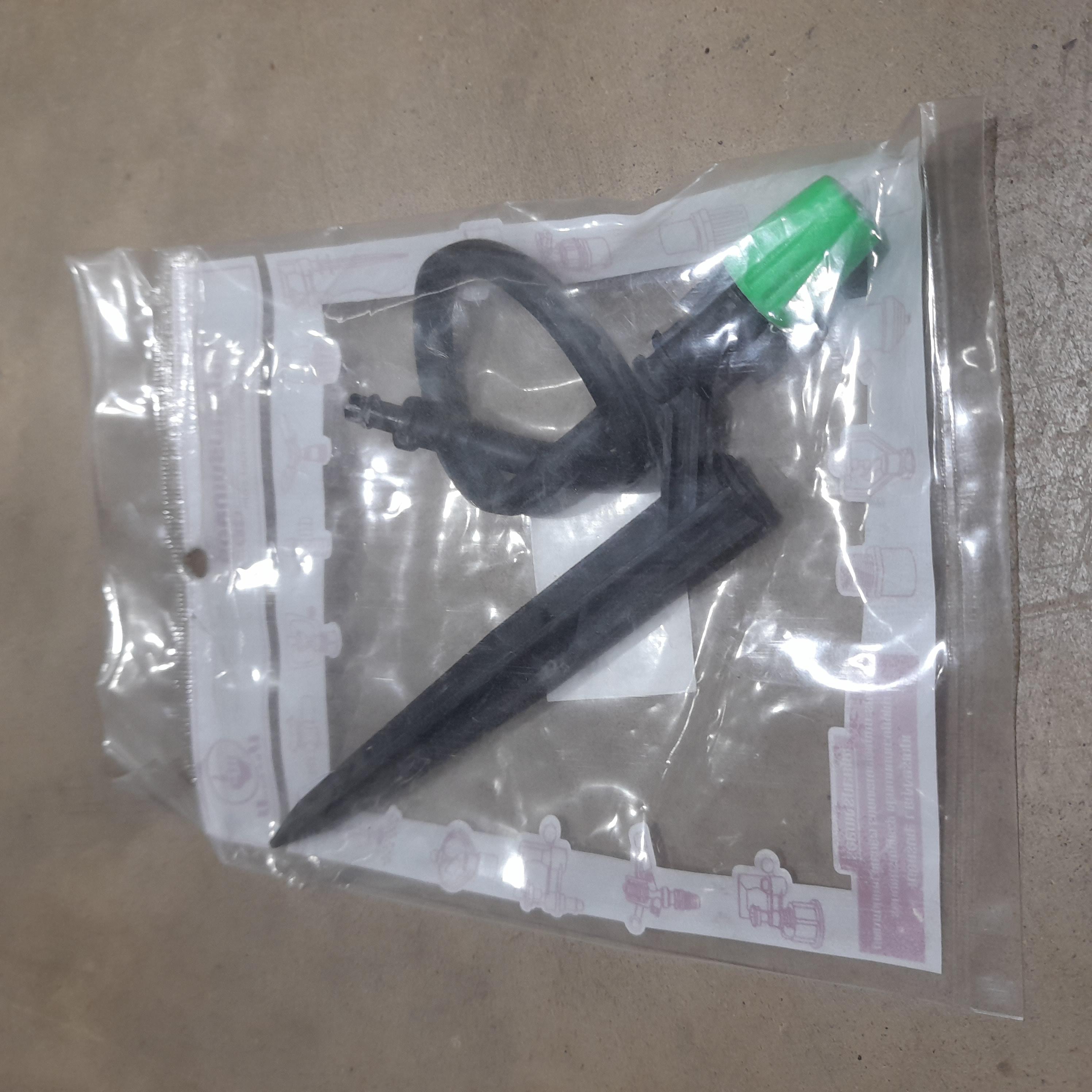 KANOK หัวพ่นหมอก1ทางปรับน้ำได้+ขาปัก 12cm.+สายไมโคร 20cm. 374-11W12-1 แบรนด์ กนก โปรดักส์ - การเกษตร ราคา 15 บาท
