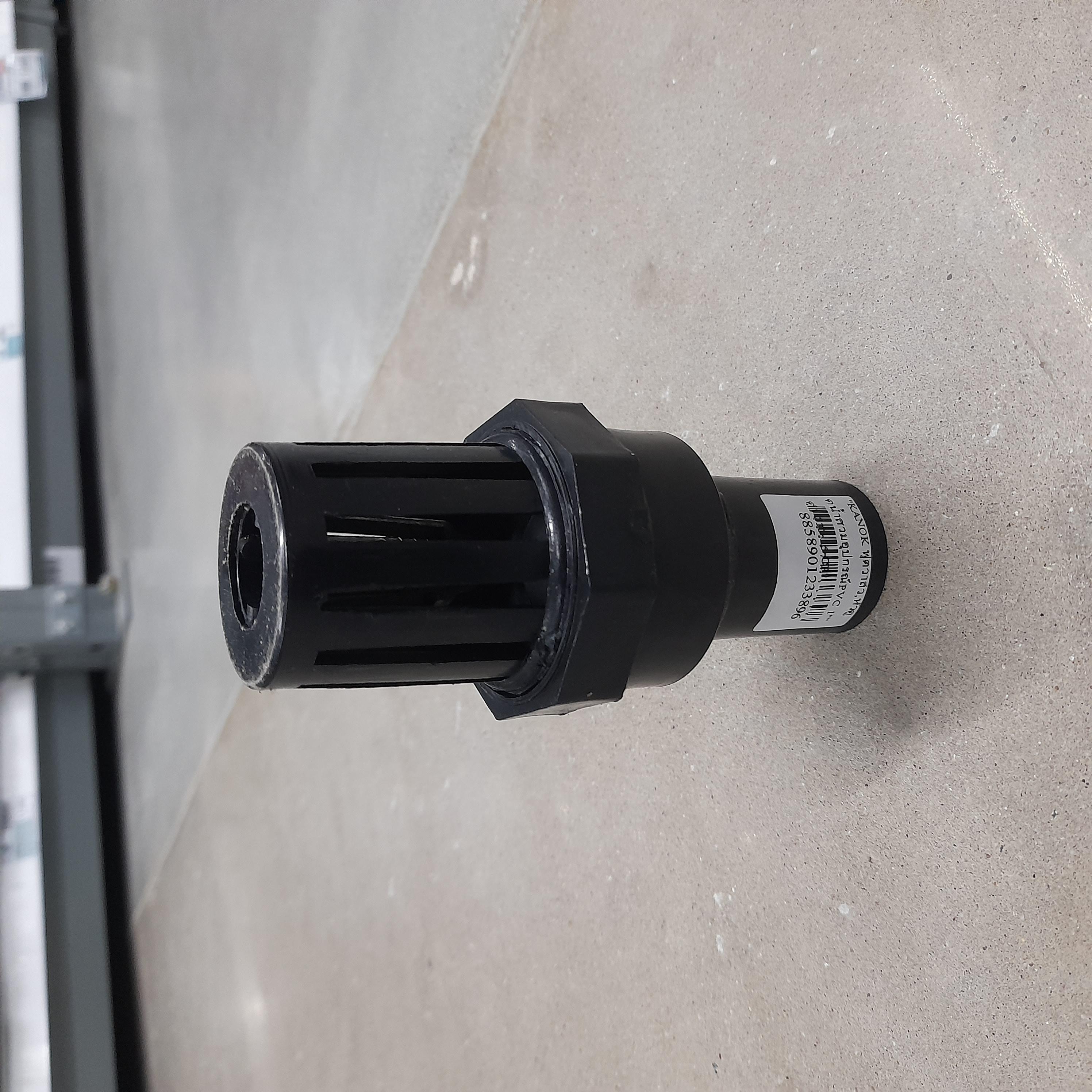 KANOK ฟุตวาล์ว,หัวดูดน้ำสวมอุปกรณ์PVC 1 ดำ 233-25-CP แบรนด์ กนก โปรดักส์ - การเกษตร ราคา 25 บาท