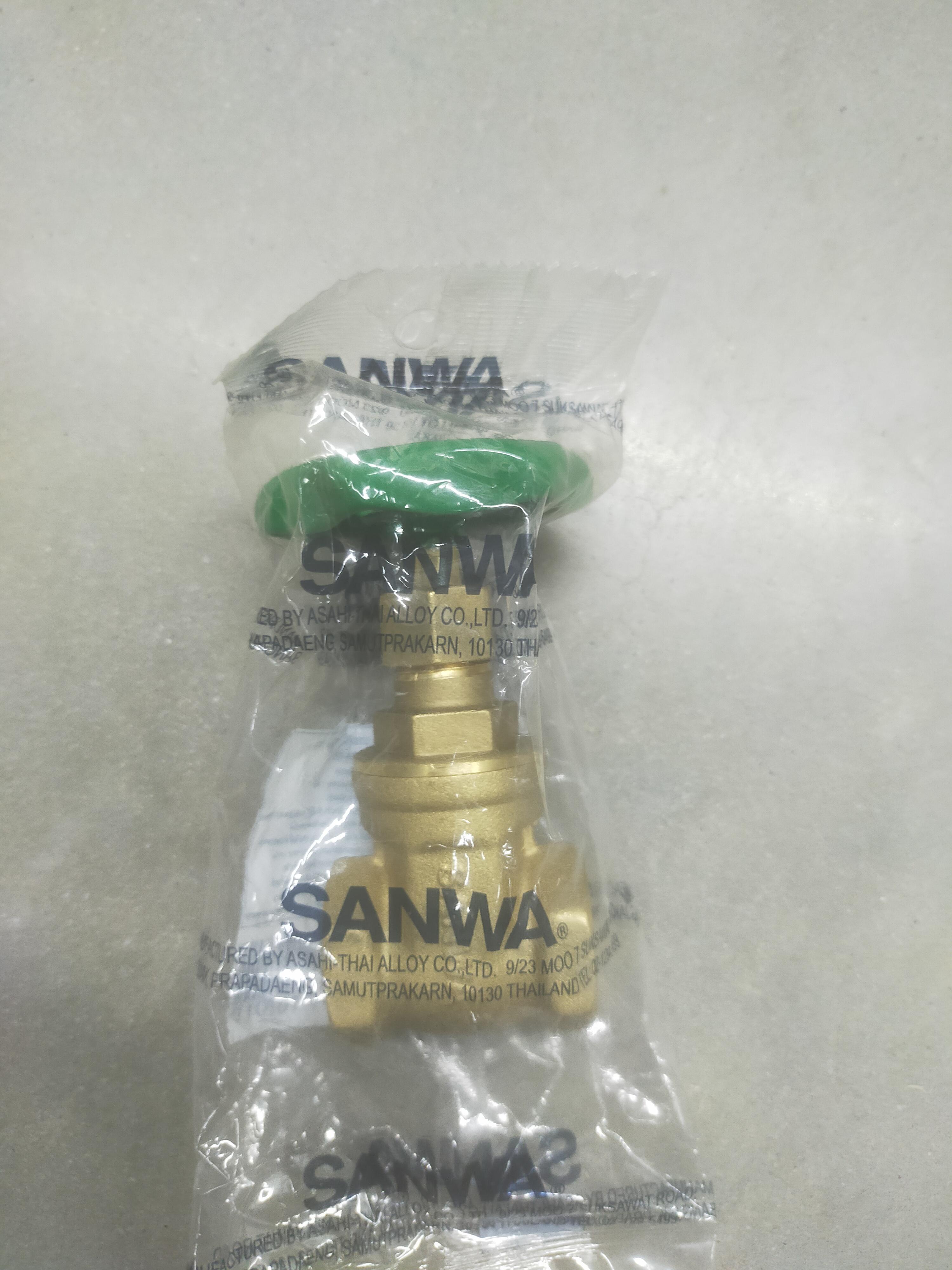 SANWA ประตูน้ำ ทองเหลือง GV15 1/2 แบรนด์ SCG ดูร่าวัน - การเกษตร ราคา 155 บาท