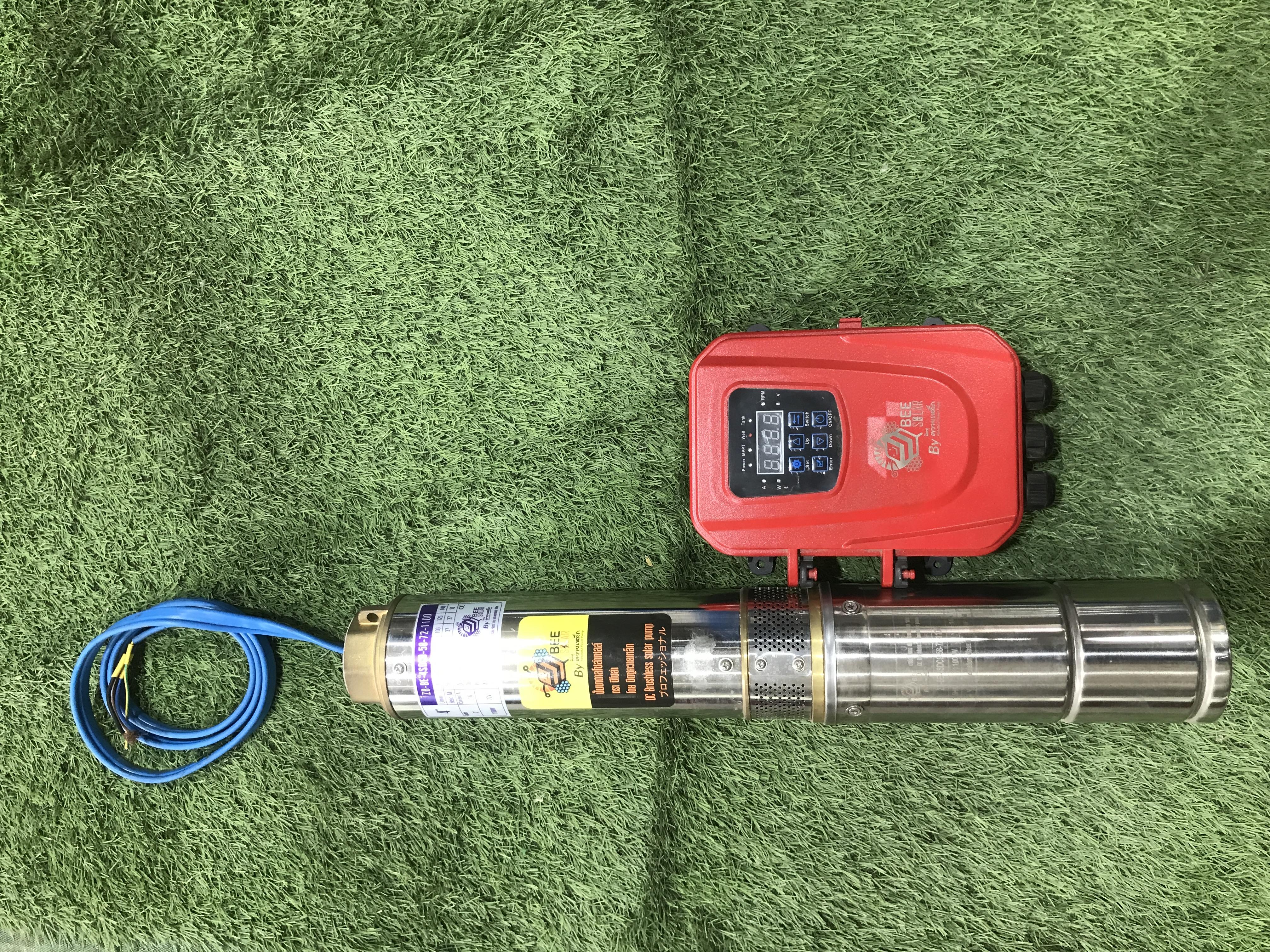 มิตซูควายเหล็ก ปั๊มบาดาลDC ZB-BE-4SDC9-58-72-1100W 4x2 นิ้ว