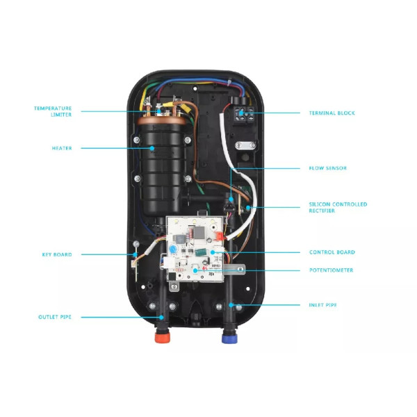 HAIER เครื่องทำน้ำอุ่น EI45A1(W) 4500W - ภาพที่ 6