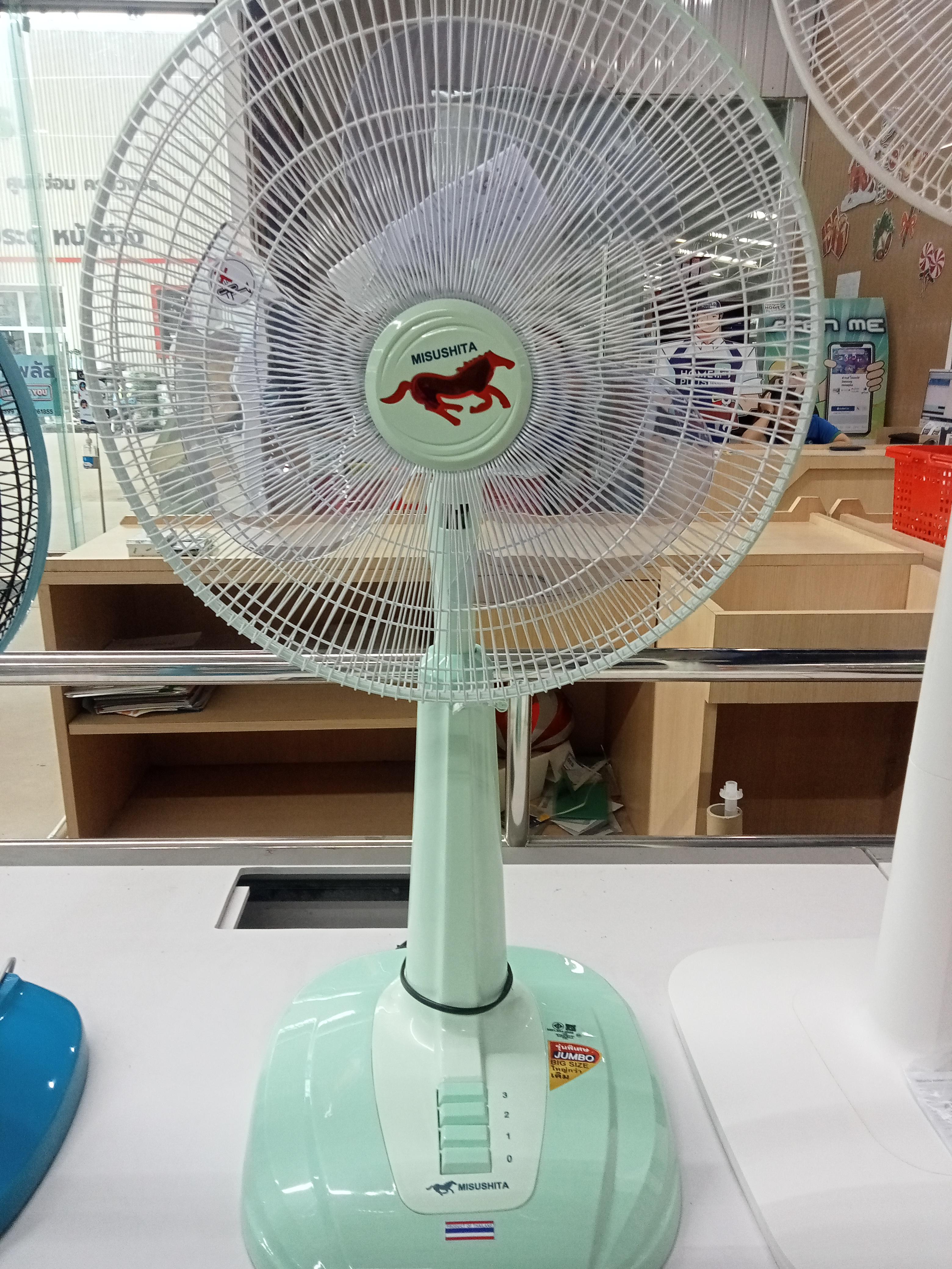 MITSUSHITA พัดลมตั้งโต๊ะ Jumbo FAN-17-2T 16นิ้ว คละสี - ภาพที่ 3