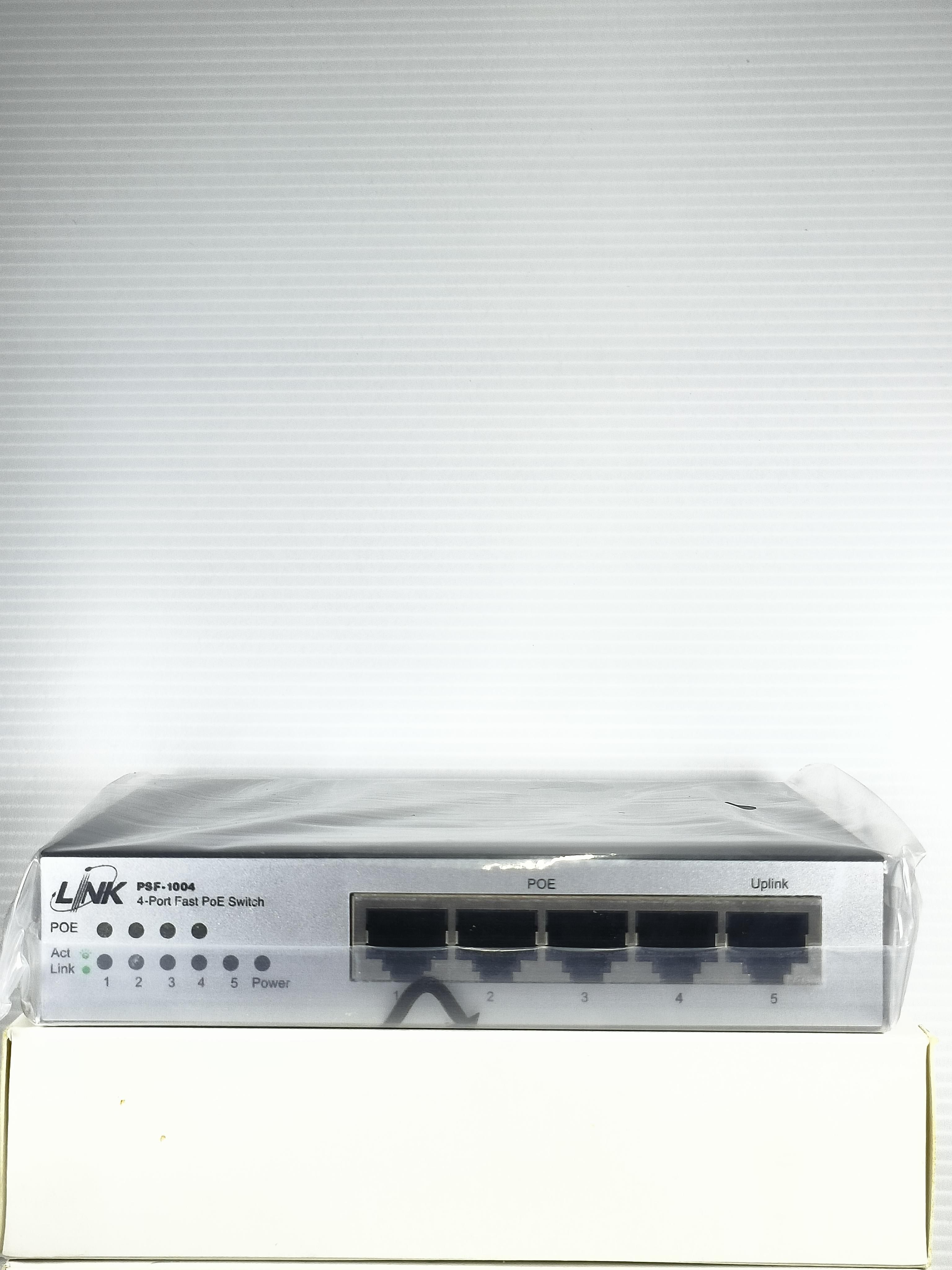 LINK 4 PORT FAST PoE SWITCH 60w PSF1004 แบรนด์ อินเตอร์ลิ้งค์ - เครื่องใช้ไฟฟ้า ราคา 889 บาท