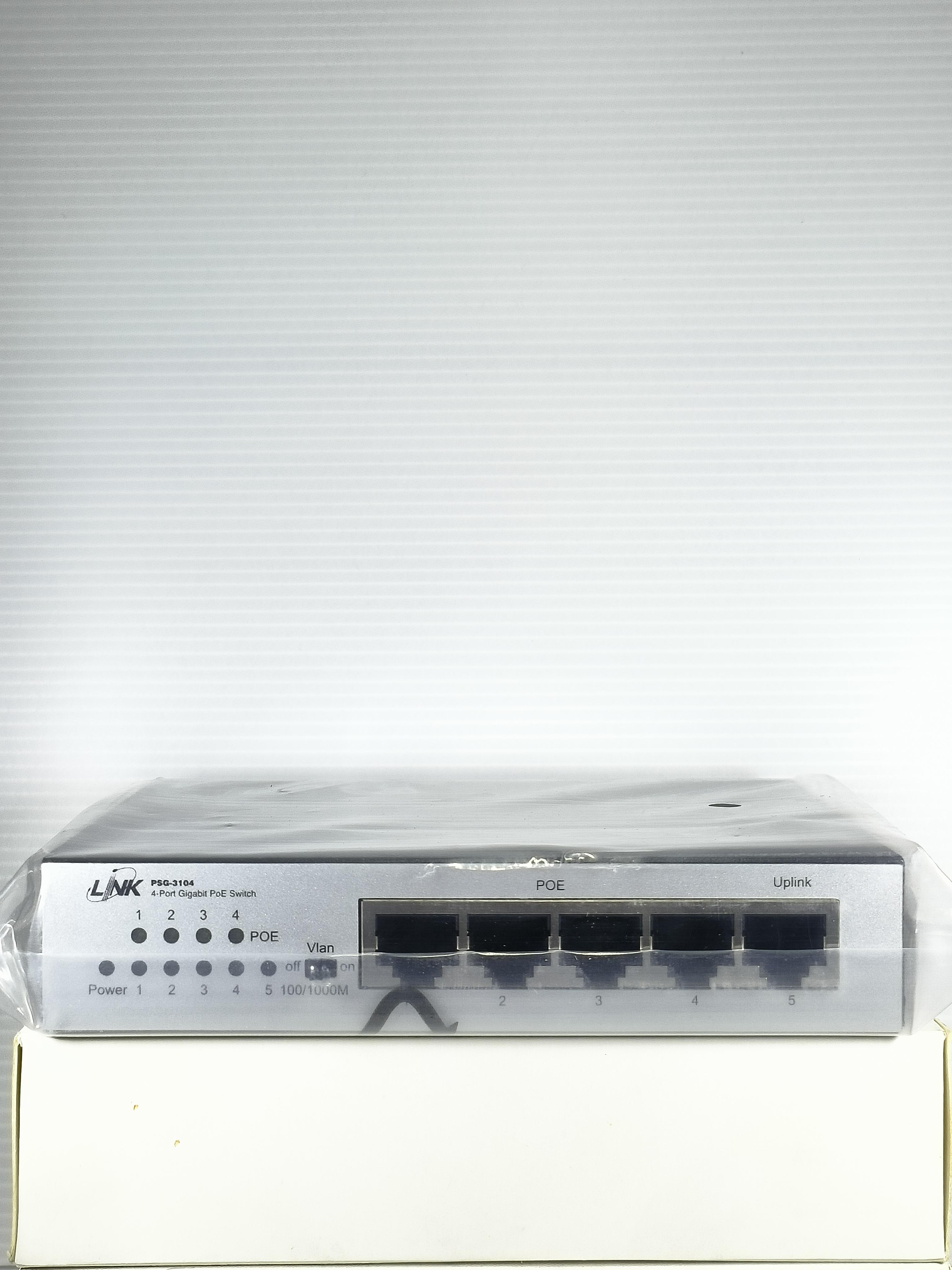 LINK 4 PORT GIGABIT PoE SWITCH PSG3104 แบรนด์ อินเตอร์ลิ้งค์ - เครื่องใช้ไฟฟ้า ราคา 999 บาท