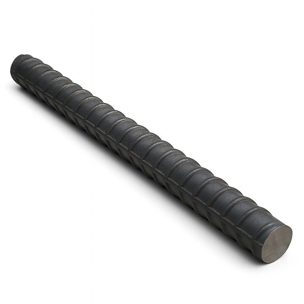 เหล็กเส้นข้ออ้อย SD40 16มม *10ม. บกส พ่น ม่วง TATA 15.78กก.*พับ* แบรนด์ TAT - โครงสร้าง