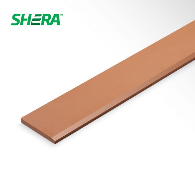 ไม้เชิงชายเฌอร่า 8*4ม. เรียบลบขอบ สักน้ำผึ้ง EA006(1.6*20*400) แบรนด์ SHERA - โครงสร้าง