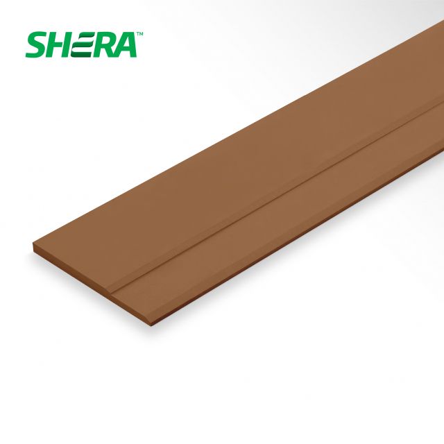 เชิงชายเฌอร่า รุ่นวันพลัส 1.6*23.5*300 สีน้ำตาล แบรนด์ SHERA - โครงสร้าง