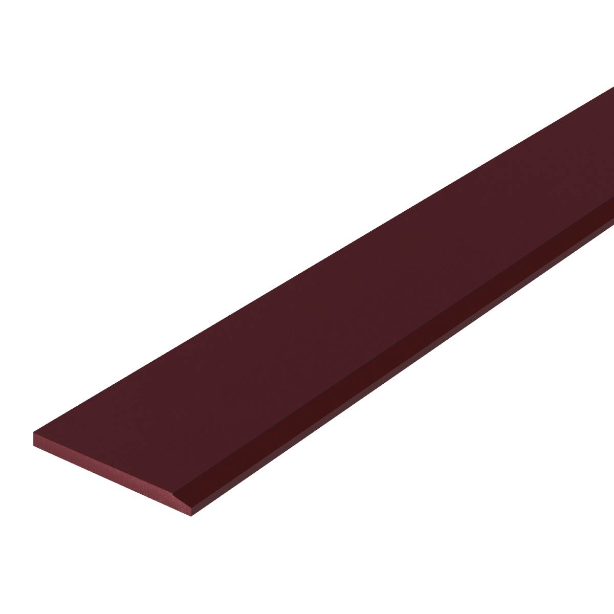 เชิงชาย 20x300x1.6 สีแดงมะฮอกกานี ดูร่าวัน (หนา1.6ซม.กว้าง 8 นิ้ว ยาว 3 เมตร)