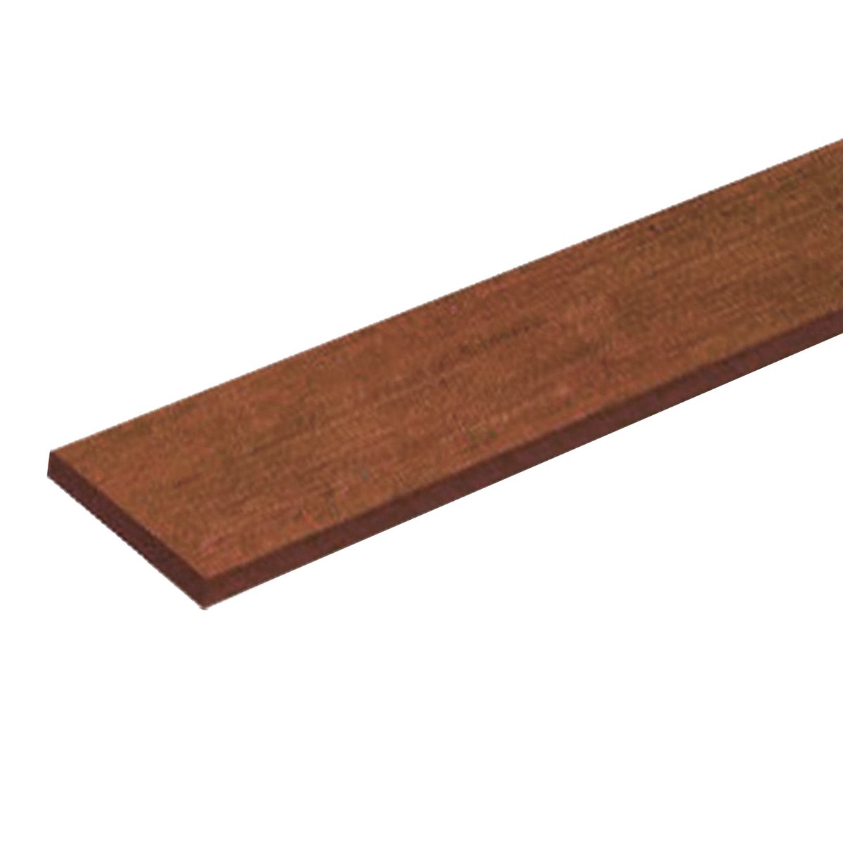 ไม้รั้วคอนวูด ชัยพฤกษ์ ตัดตรง 10 x 150 x 1.6 ซม. สีสัก 