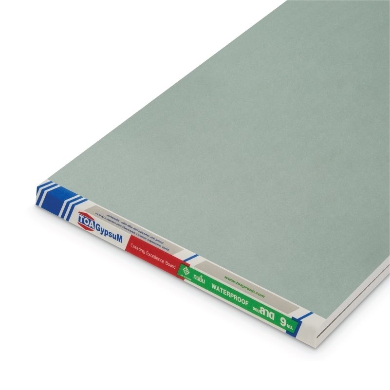 ยิปซัม กันชื้น ตราTOA 1200*2400ม.(9มม.) มอก. แบรนด์ TOA PAINT - โครงสร้าง