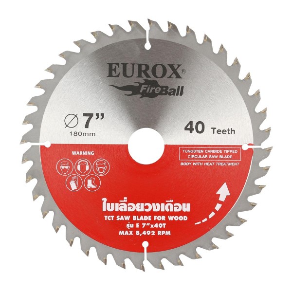 EUROX ใบเลื่อยวงเดือน E 7x40T
