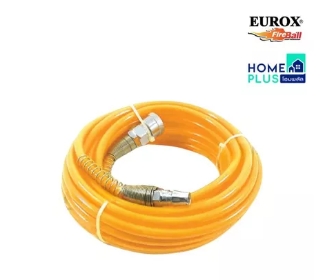 สายลมพร้อมใช้+สปริง E5x8 15 ม. สีเหลือง EUROX แบรนด์ EUROX - ฮาร์ดแวร์ ราคา 329 บาท